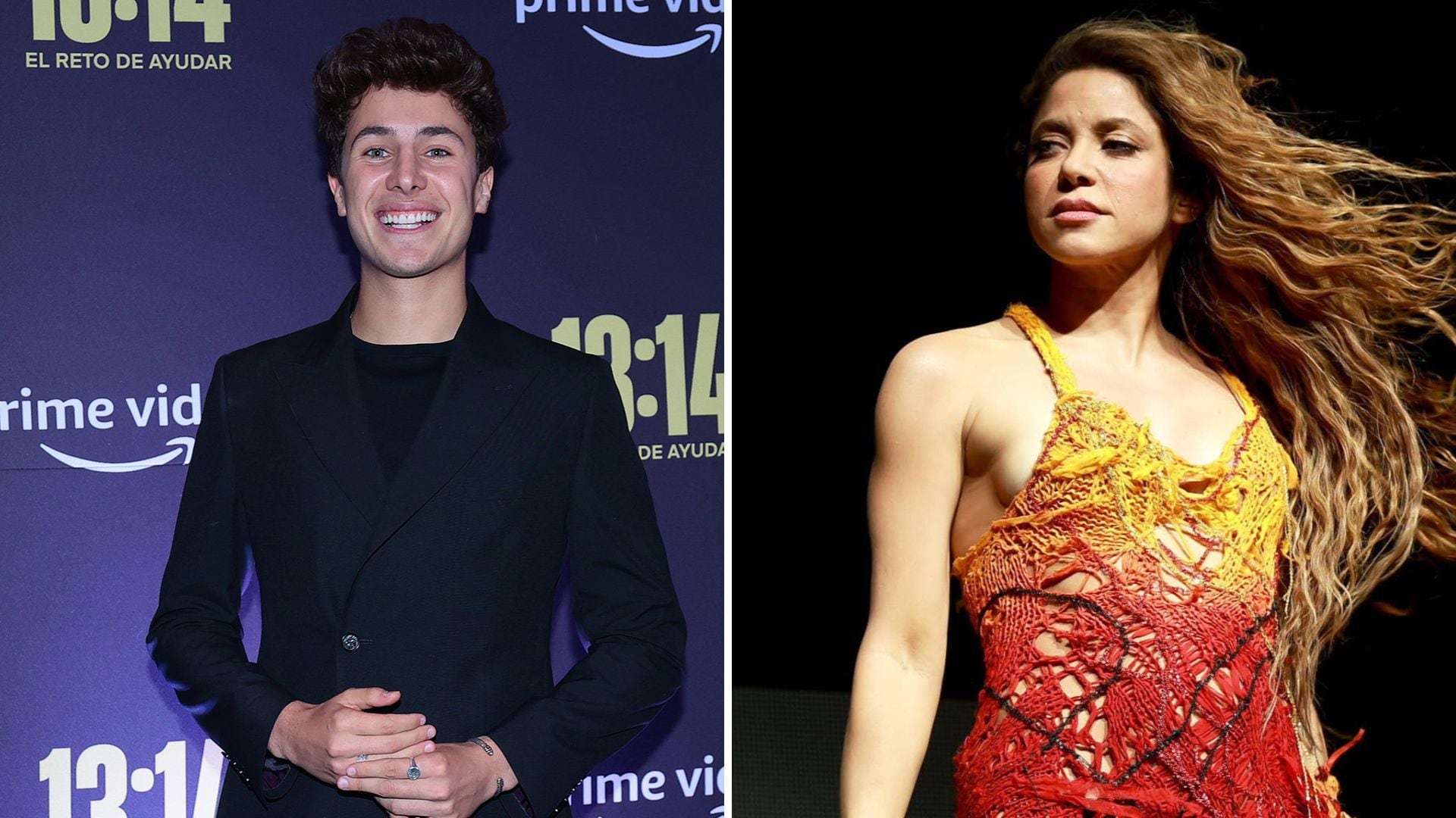 Shakira ignoró a Juanpa Zurita y las redes sociales revolucionaron - crédito montaje infobae/ fotos @ShakiraFandoms1/X yGetty Images