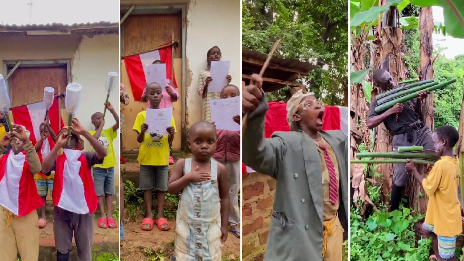 Niños de Uganda  - TikTok - Nansana Kids Foundation - Himno Nacional - Grupo 5 - 3 de mayo