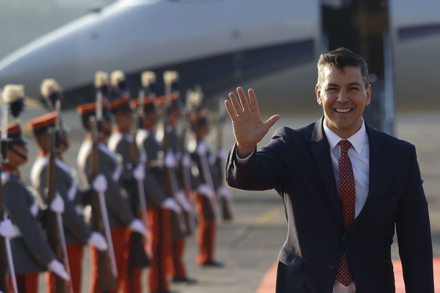 El presidente de Paraguay, Santiago Peña (EFE/David Toro)