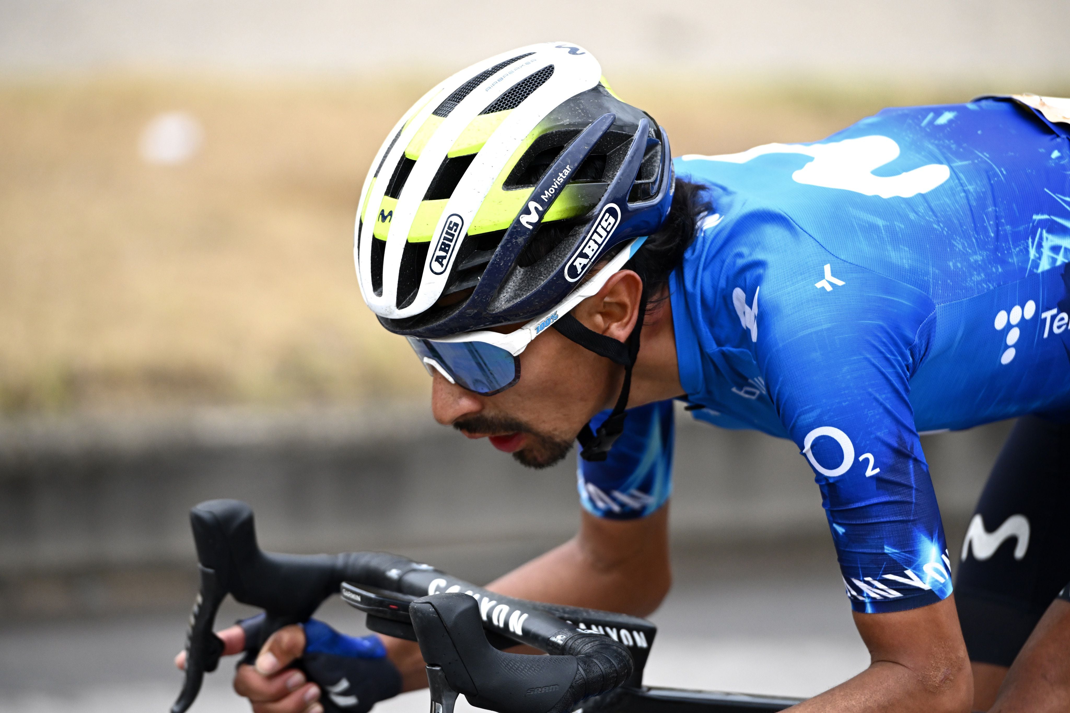 Fernando Gaviria terminó la etapa 3 del Giro de Italia 2024 en la novena posición - crédito @Movistar_Team/X