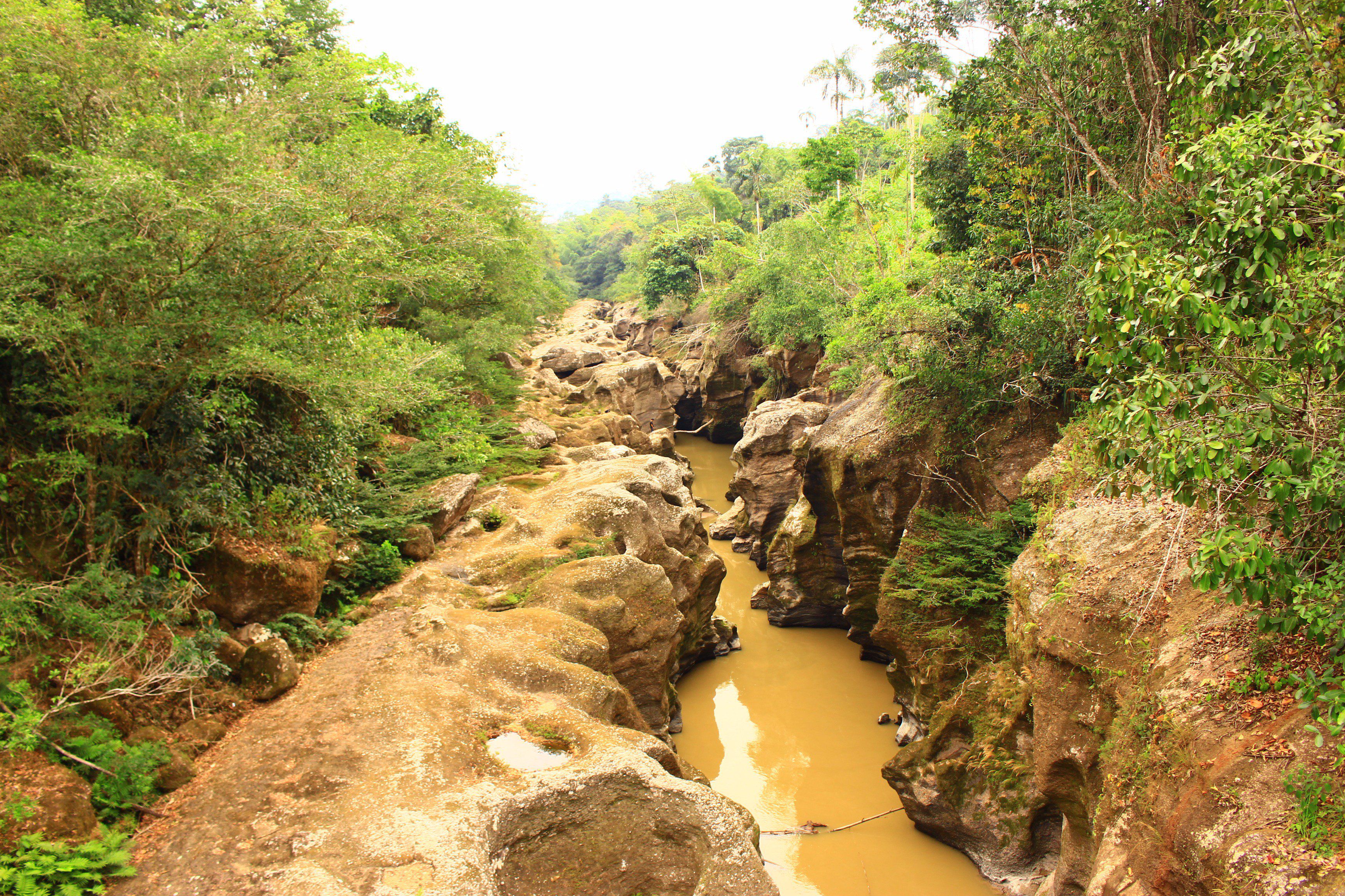 Cañón del Mandiyaco, cerca de Mocoa - crédito @ecoturismoputum/X