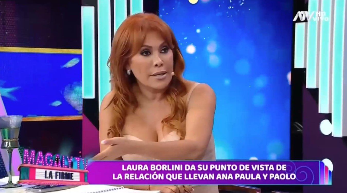 Ana Paula no fue invitada al cumpleaños de ‘Doña Peta’, según Magaly: “A Paolo no le habría gustado”. (Captura: Magaly TV La Firme)