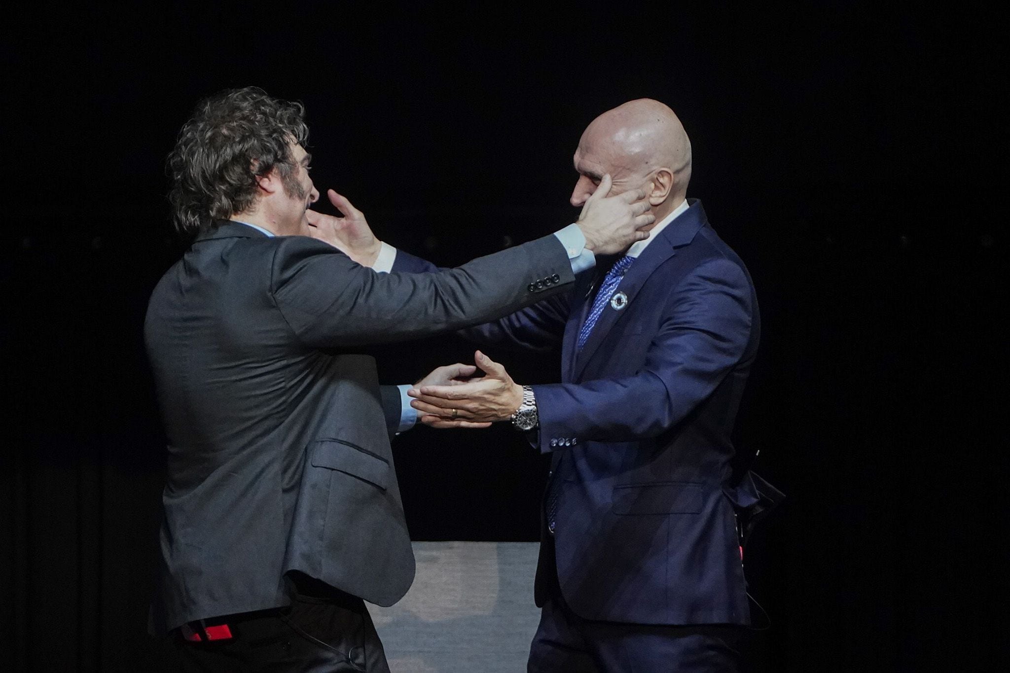 Presentación libro de Javier Milei en el Luna Park