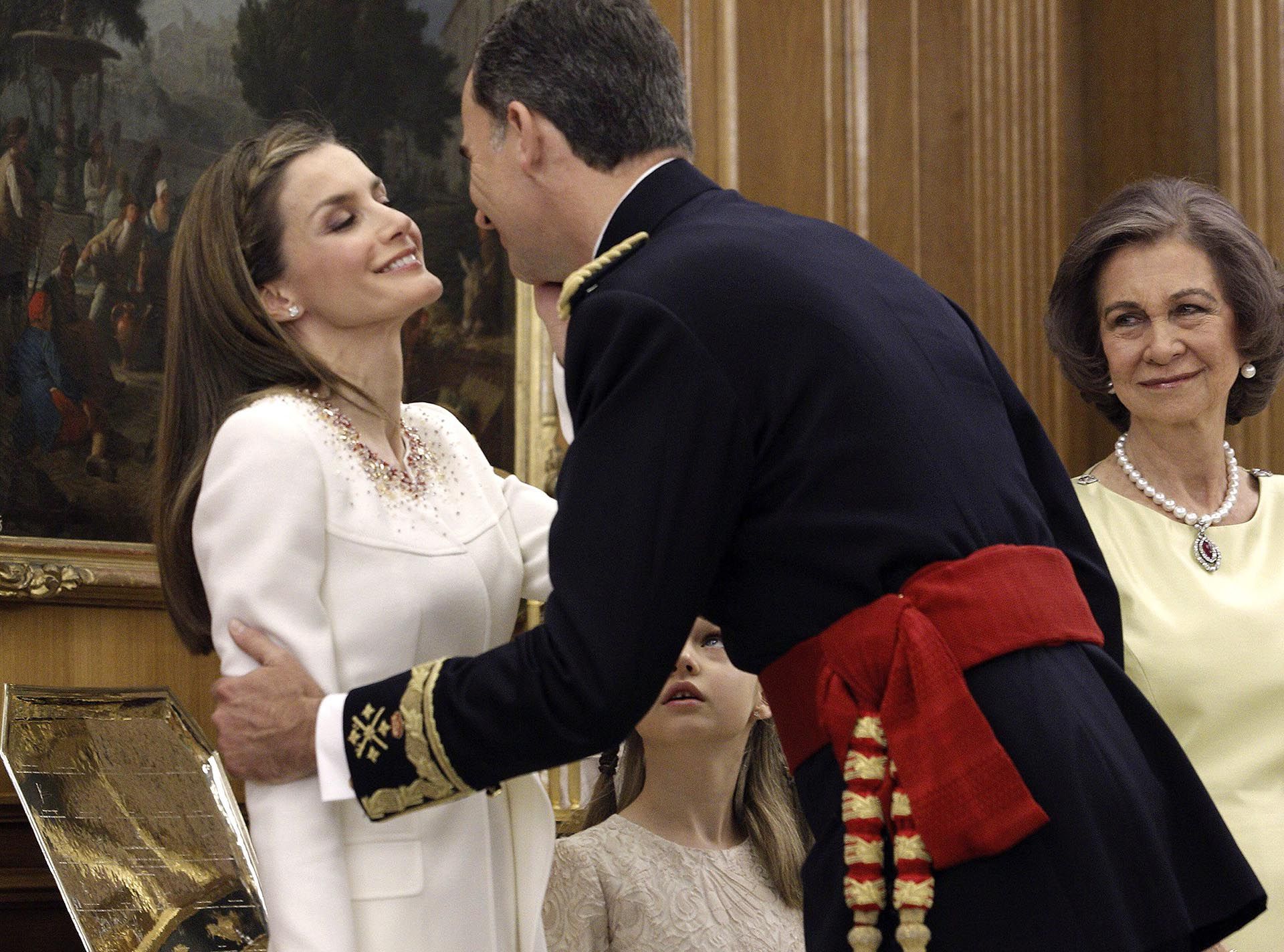 Letizia Ortiz Rocasolano Principe Felipe aniversario Reyes España