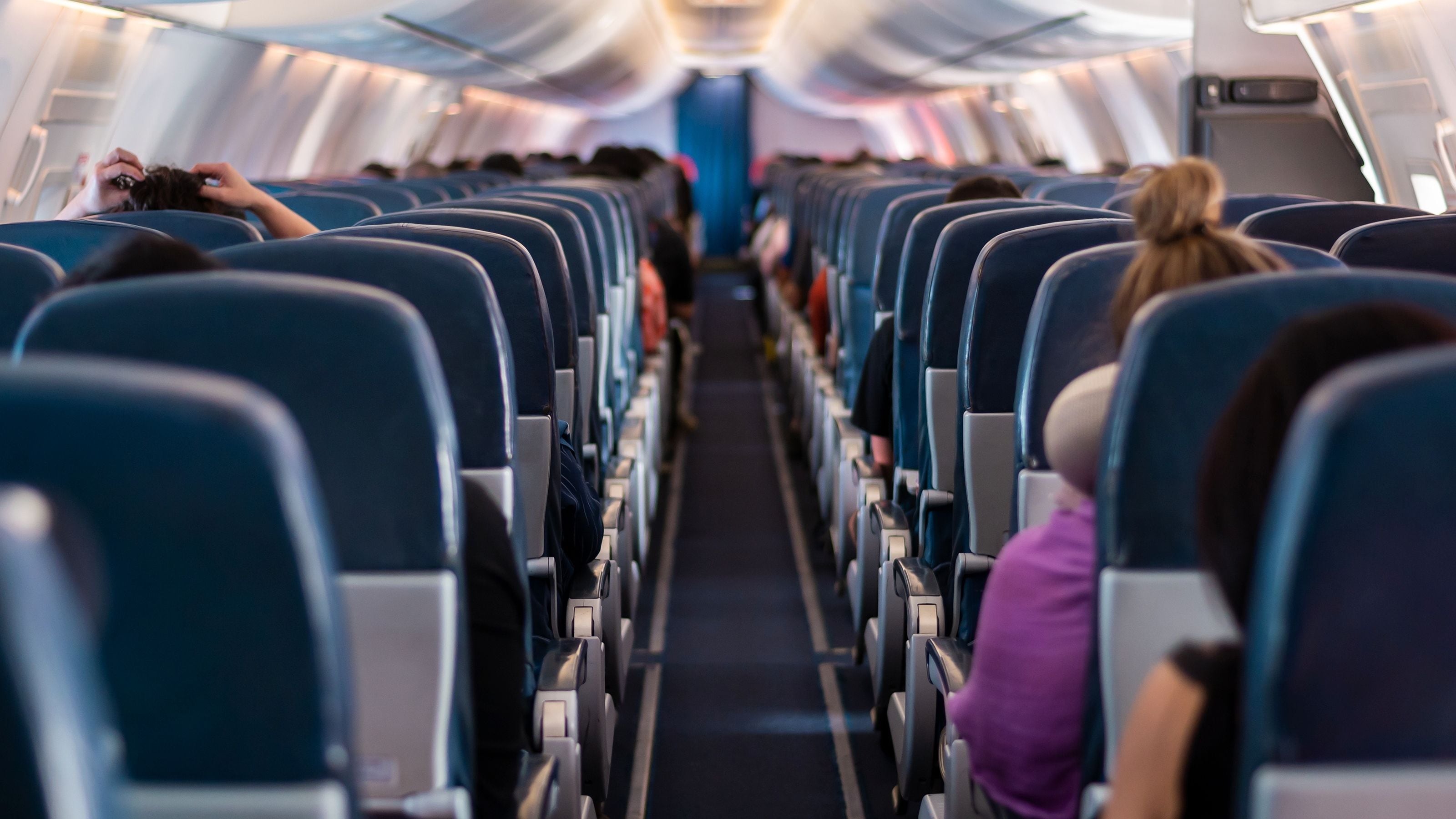 Asiento de avión (Shutterstock).