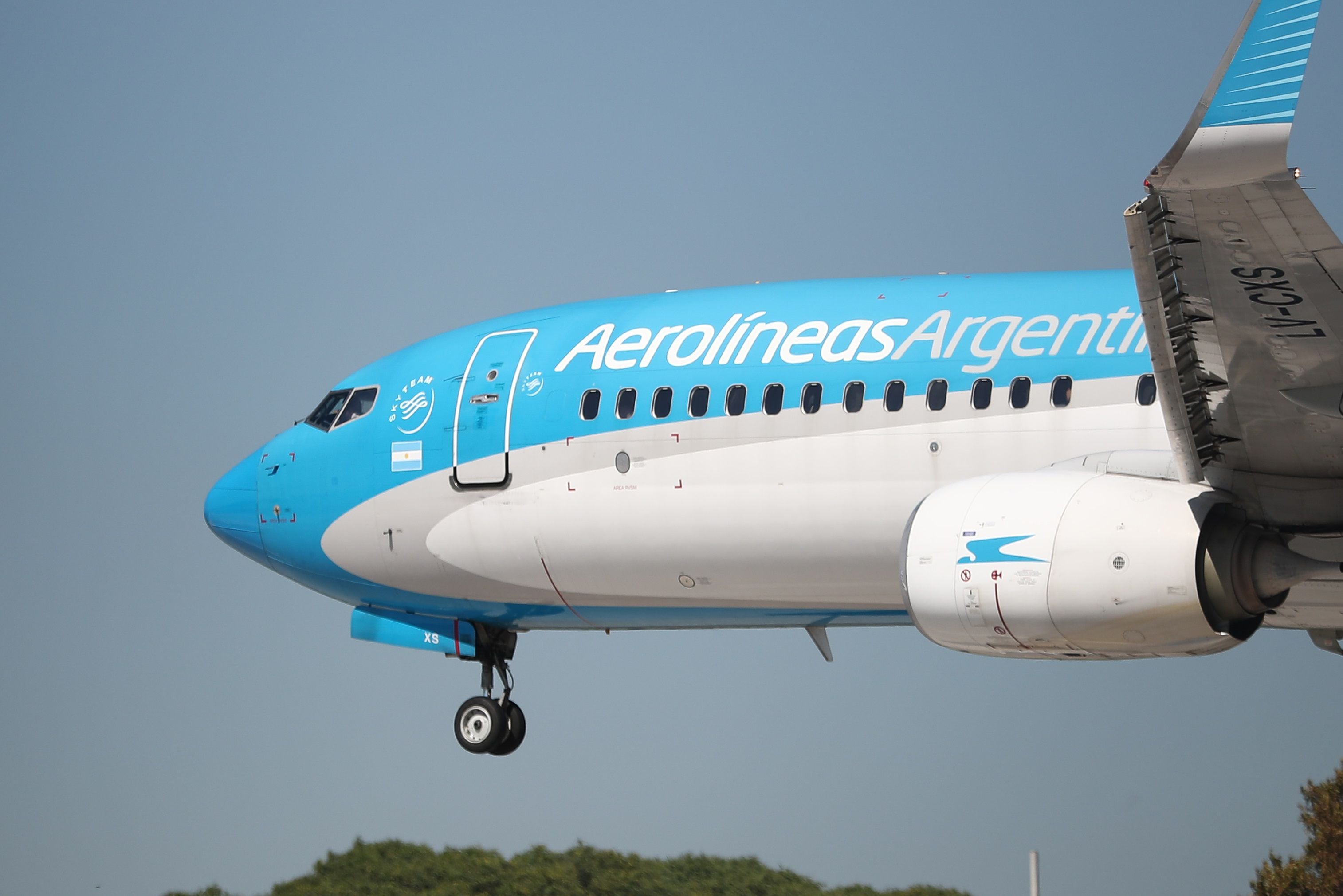 Mogetta apuntó contra la interrupción de servicios en Aerolíneas Argentinas. EFE/Juan Ignacio Roncoroni
