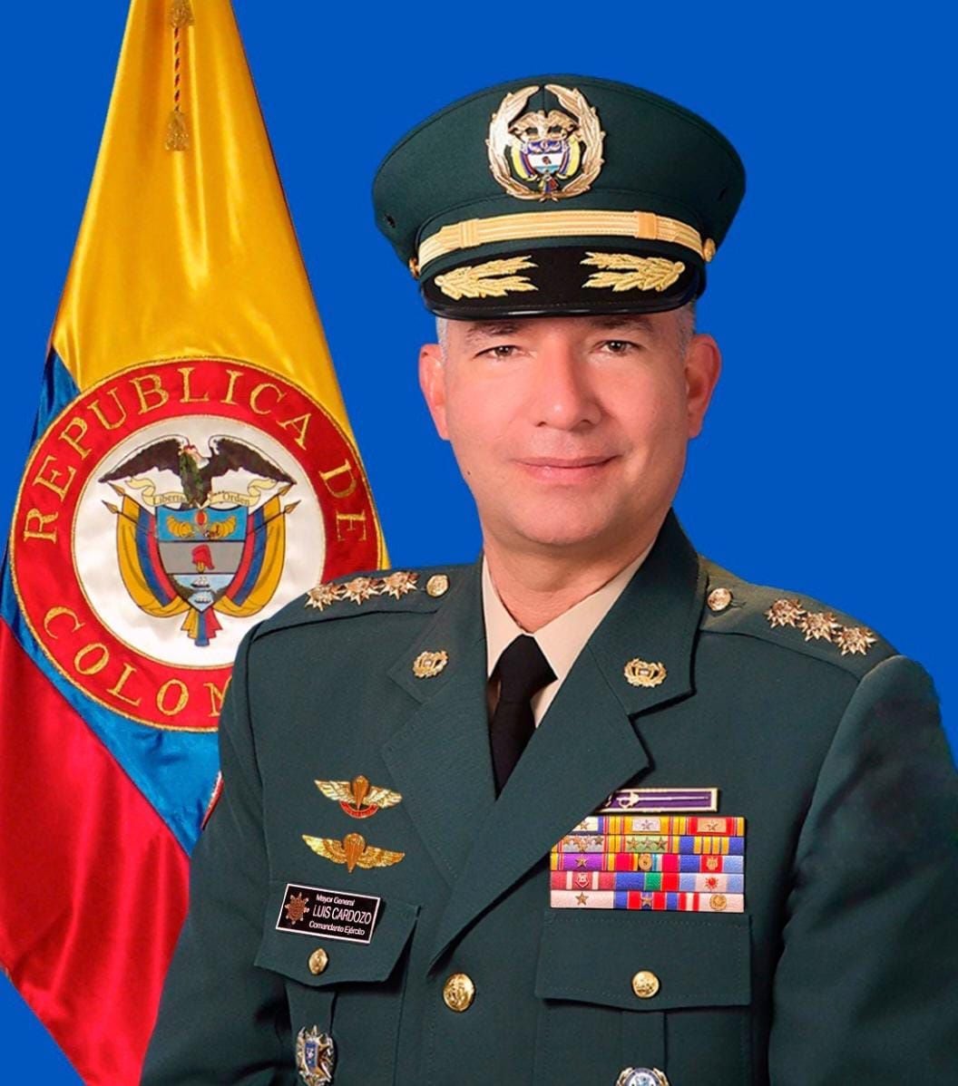 El general Luis Emilio Cardozo, comandante del Ejército Nacional, reemplazará al general Luis Mauricio Ospina - crédito Ejército Nacional