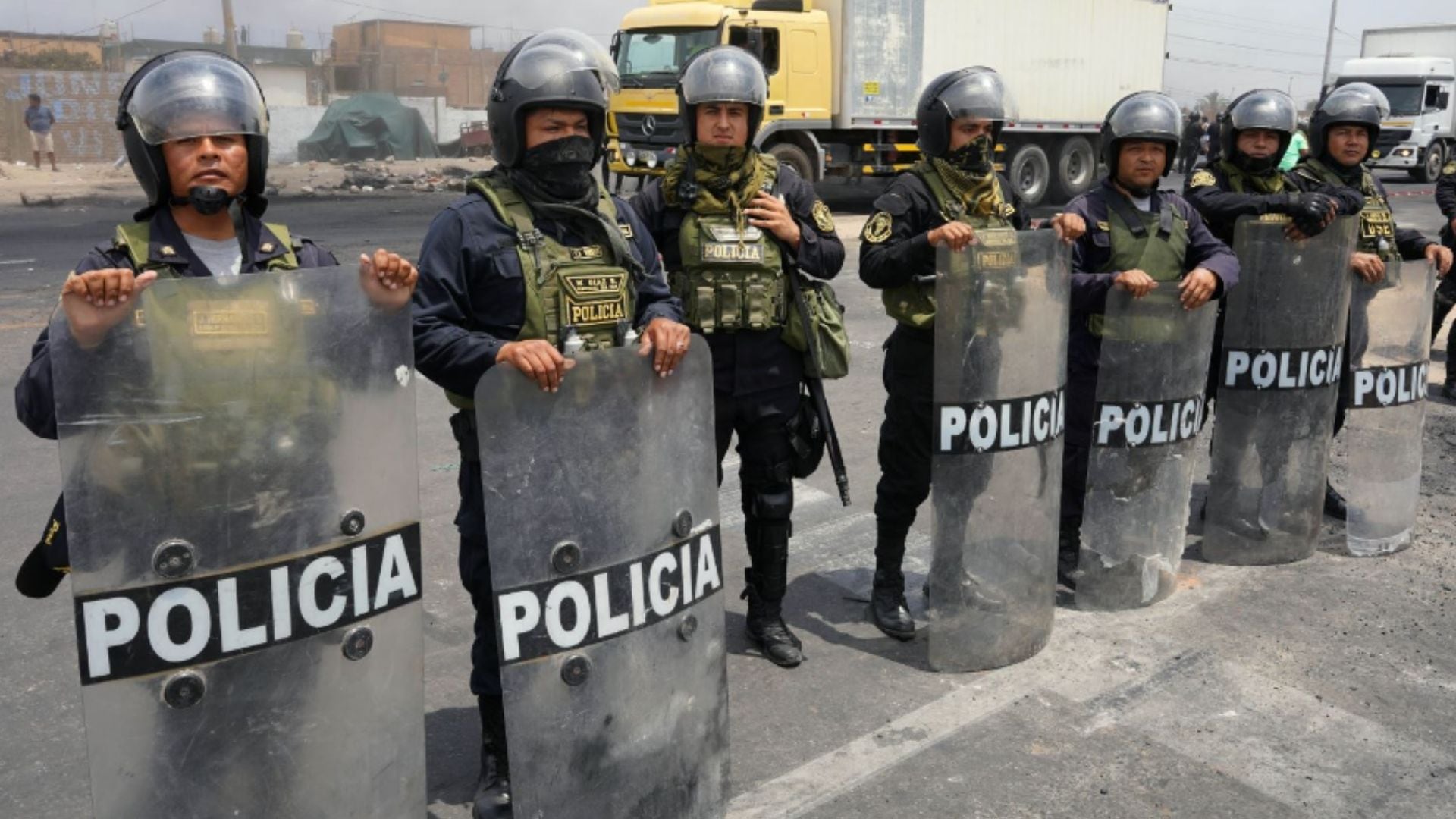 Efectivos de la Policía Nacional del Perú