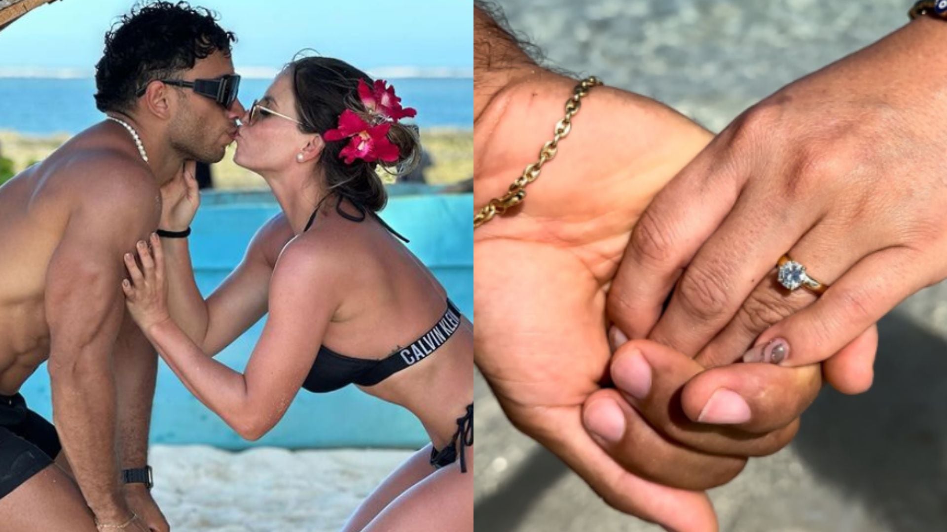 Alejandra Baigorria y Said Palao se comprometieron en su viaje a Tailandia. IG