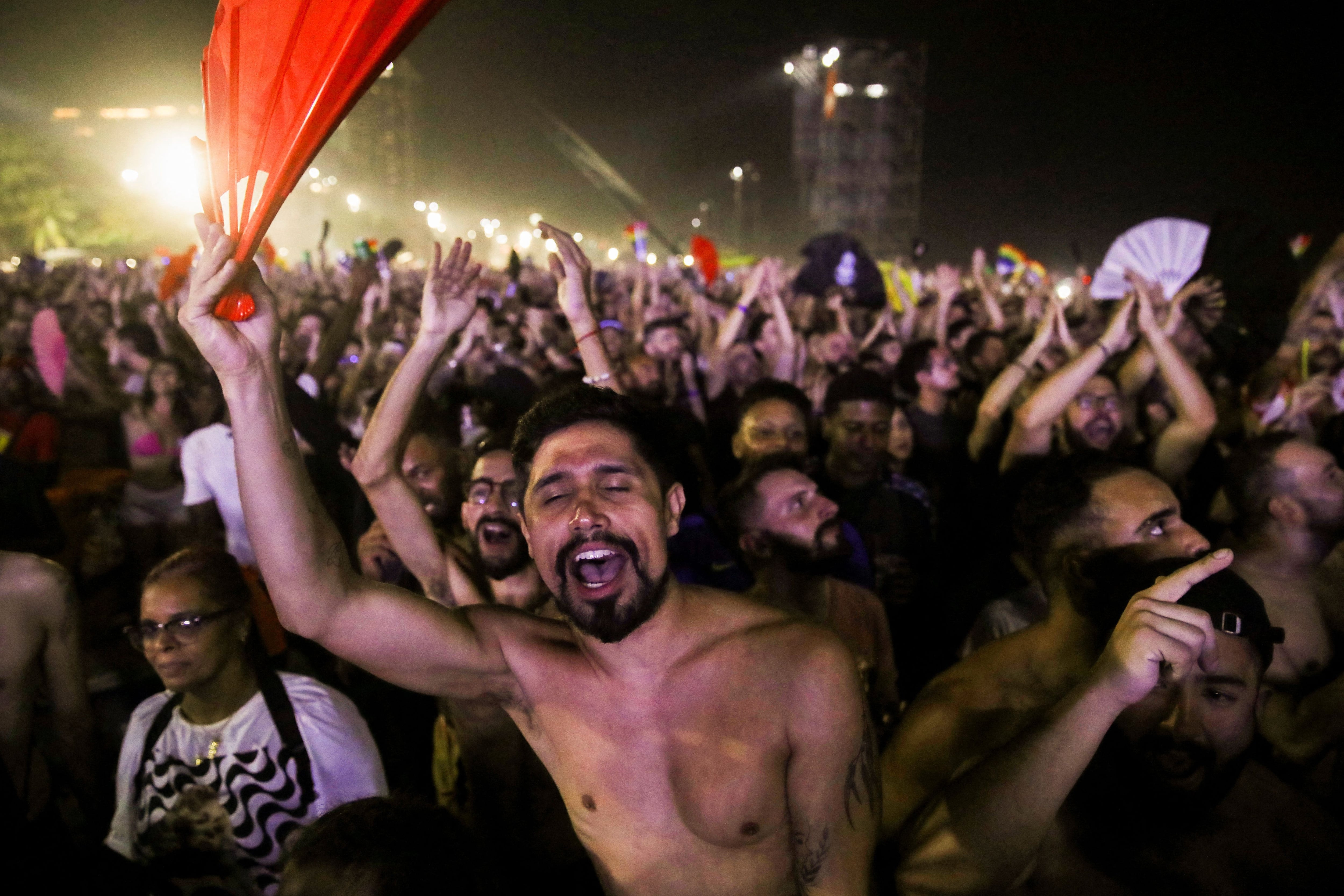 Los fanáticos vivieron el show de Madonna a pura emoción (REUTERS/Lucas Landau) 