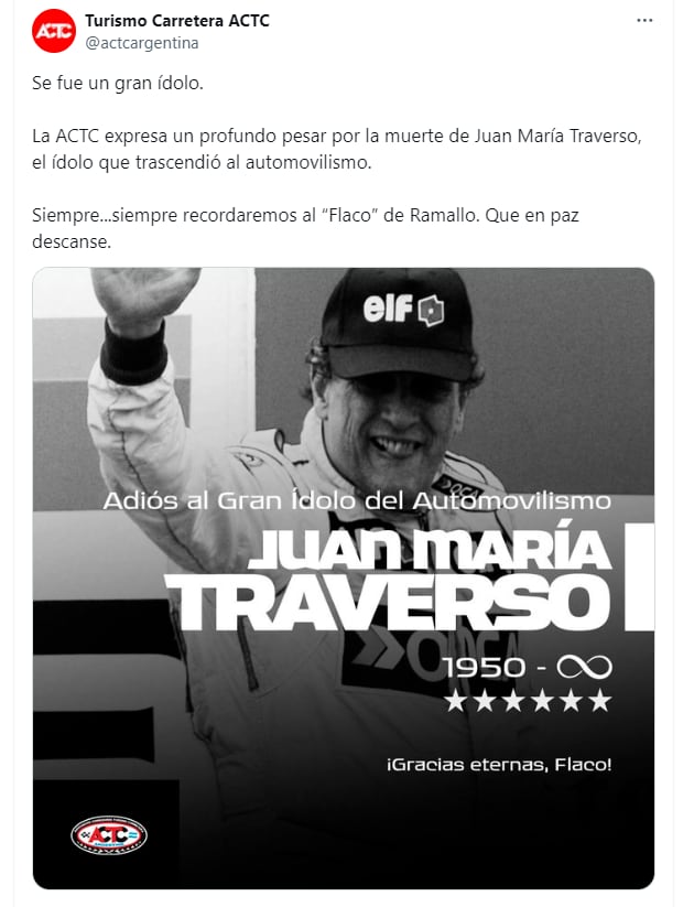 murió el flaco traverso