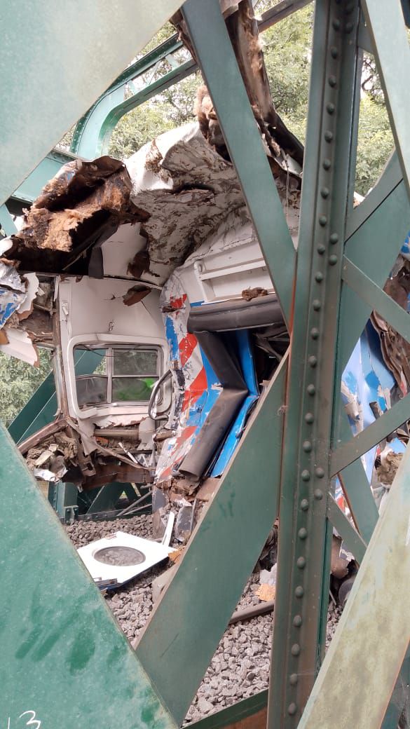 Chocaron dos trenes en Palermo