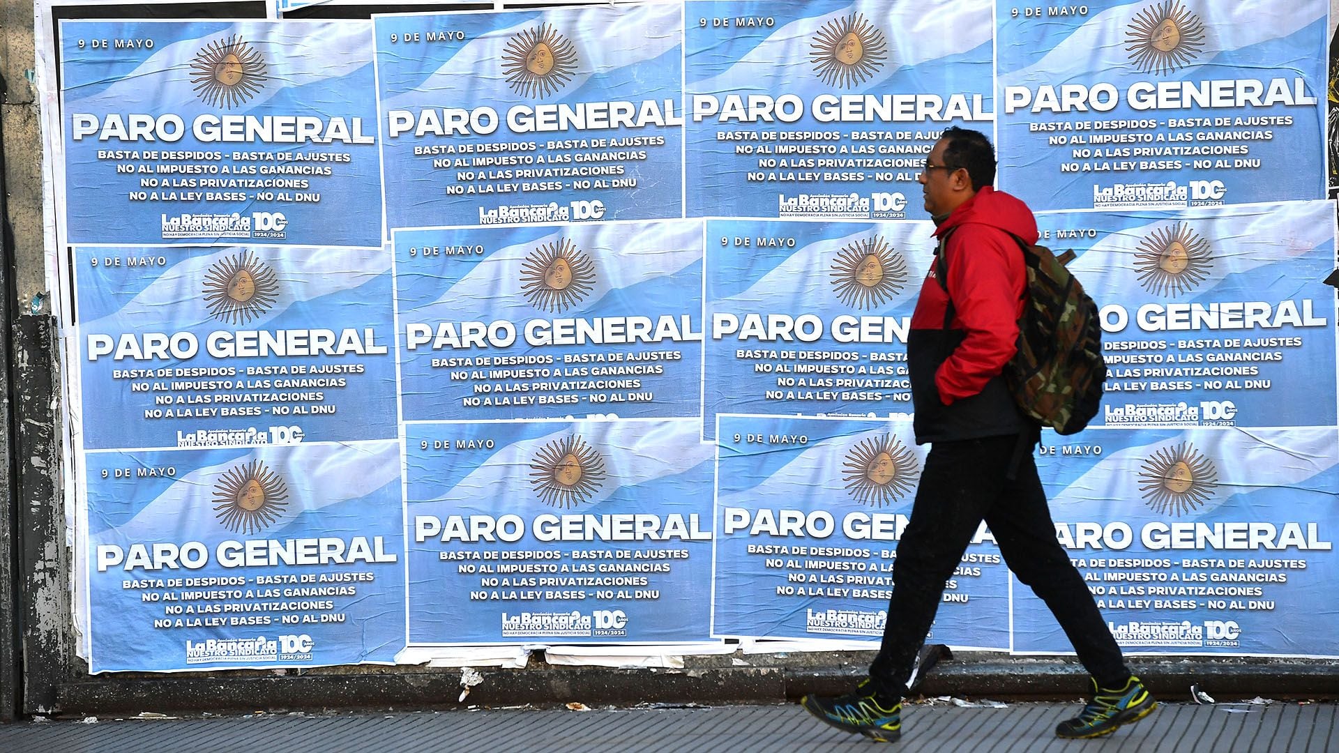 Paro general CGT 9M Plaza Constitución