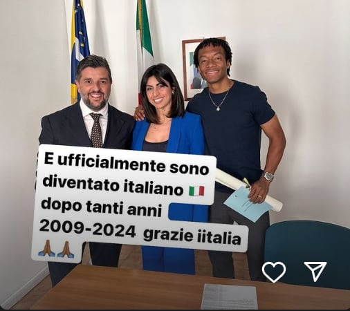 Cuadrado es italiano