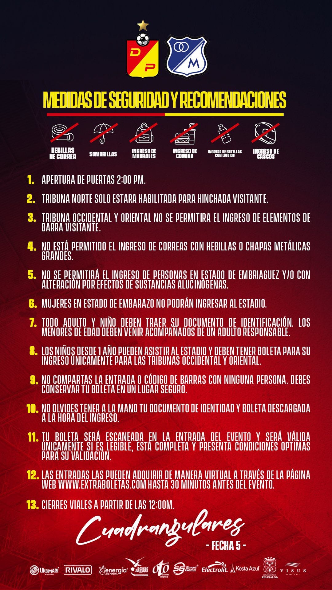 Deportivo Pereira y las disposiciones para el encuentro contra Millonarios en el estadio Hernán Ramírez Villegas - crédito Deportivo Pereira