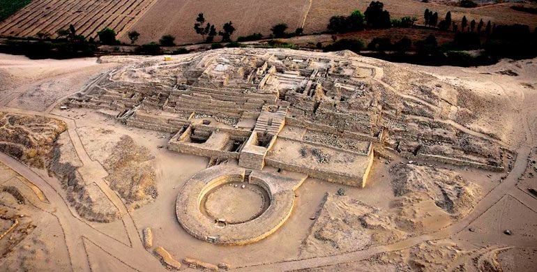 Áspero, complejo arqueológico de Caral (Portal iPerú)