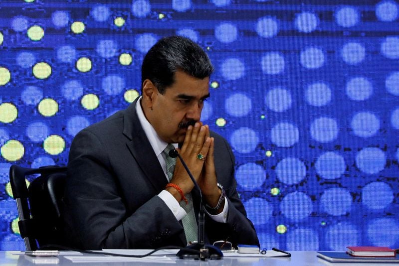 Nicolás Maduro asiste a un evento en el Consejo Nacional Electoral (CNE) en Caracas, Venezuela, el 4 de diciembre de 2023. REUTERS/Leonardo Fernández Viloria/Foto de archivo