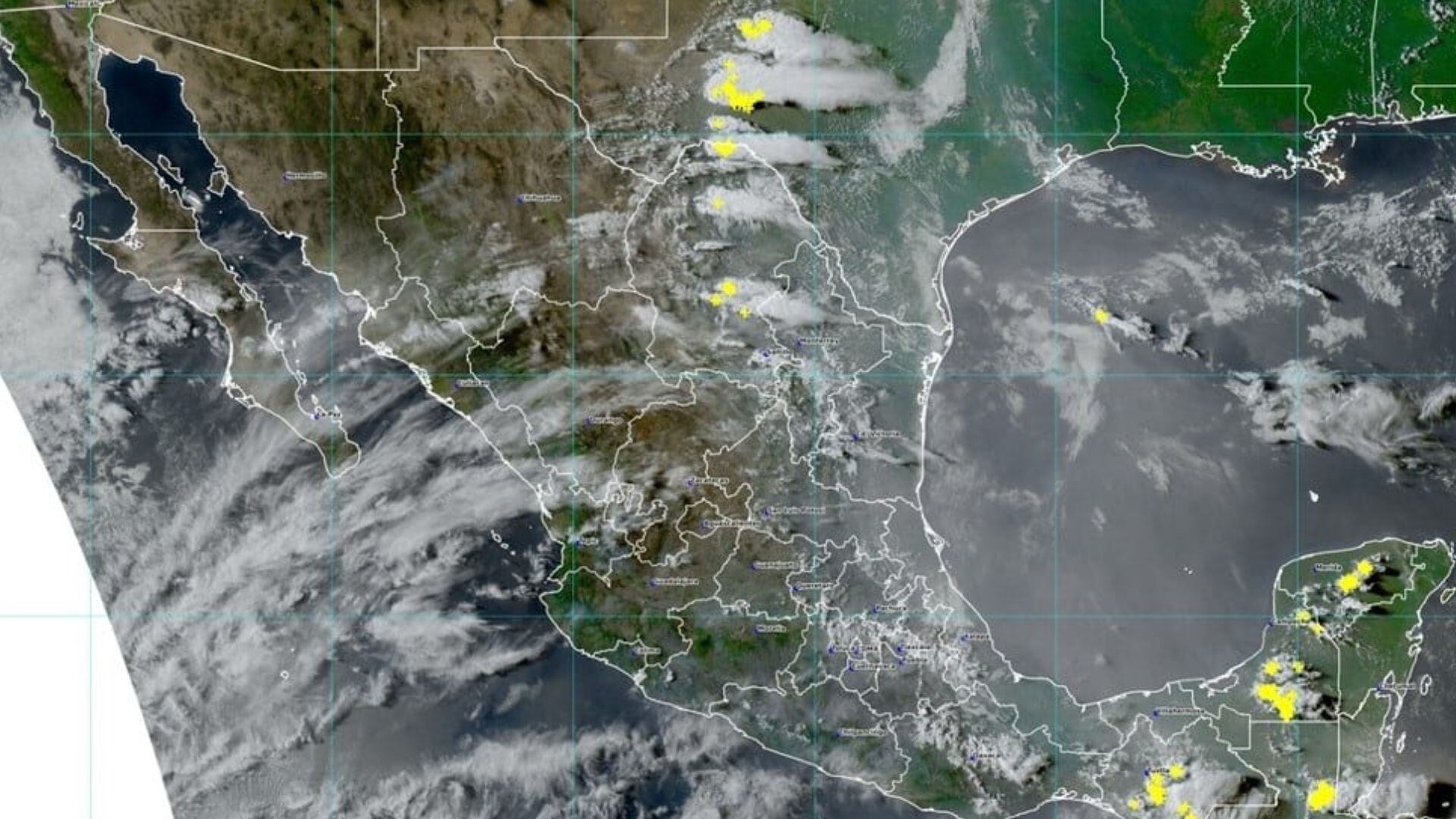 Mapa del clima en México para el miércoles 1 de mayo