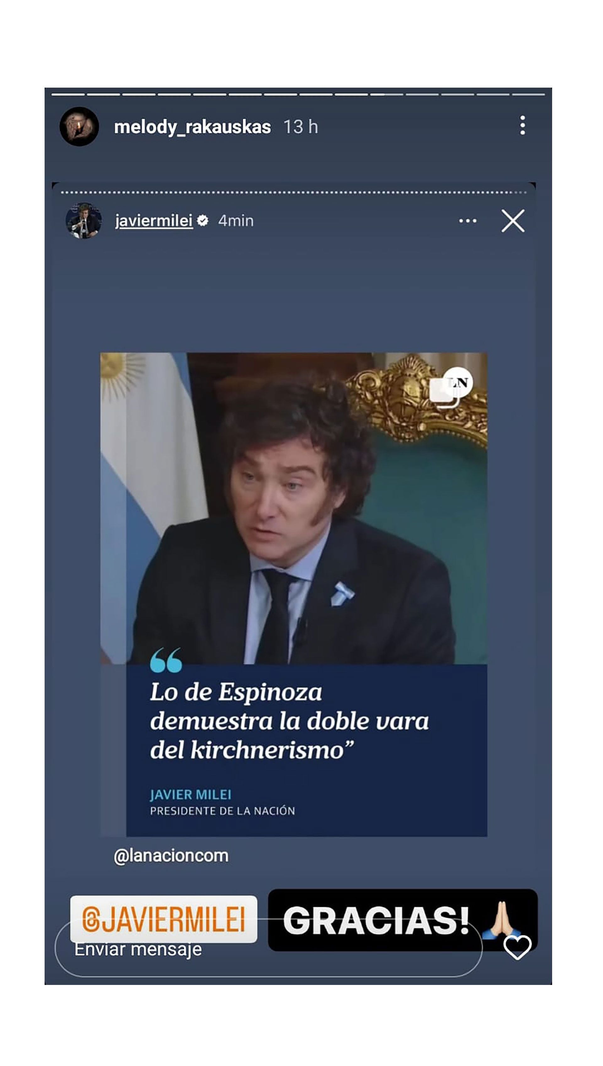 Los posteos de Melody Rakauskas, la denunciante de Fernando Espinoza por abuso sexual