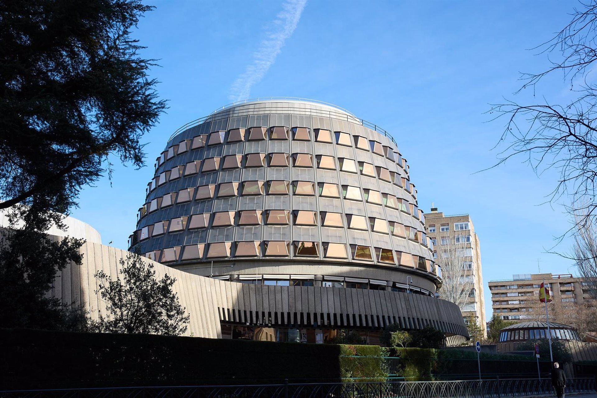 Vista de la fachada del Tribunal Constitucional (Europa Press/Jesús Hellín )
