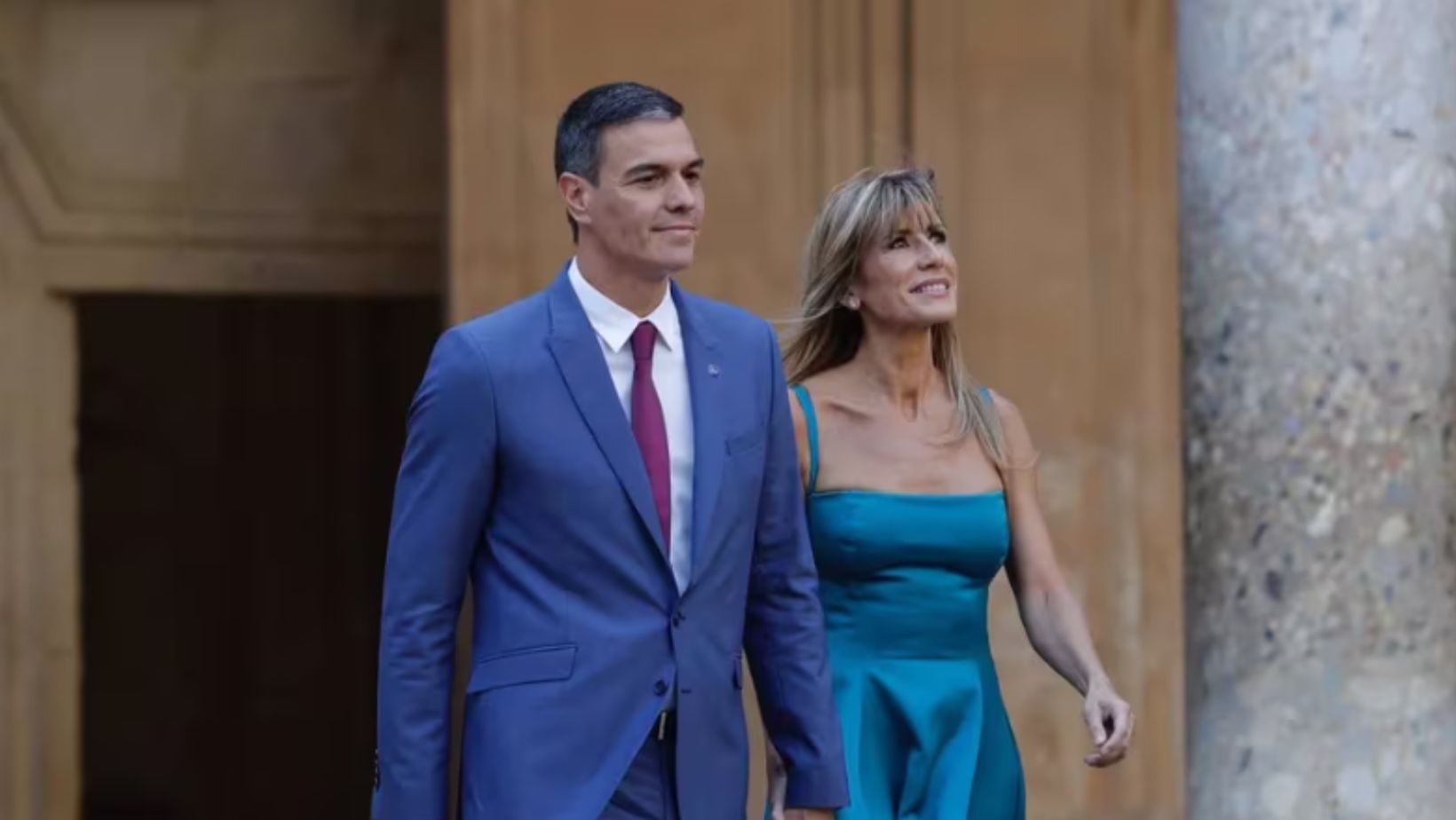 El presidente de Gobierno Pedro Sánchez y Begoña Gómez (Álex Cámara - Europa Press)