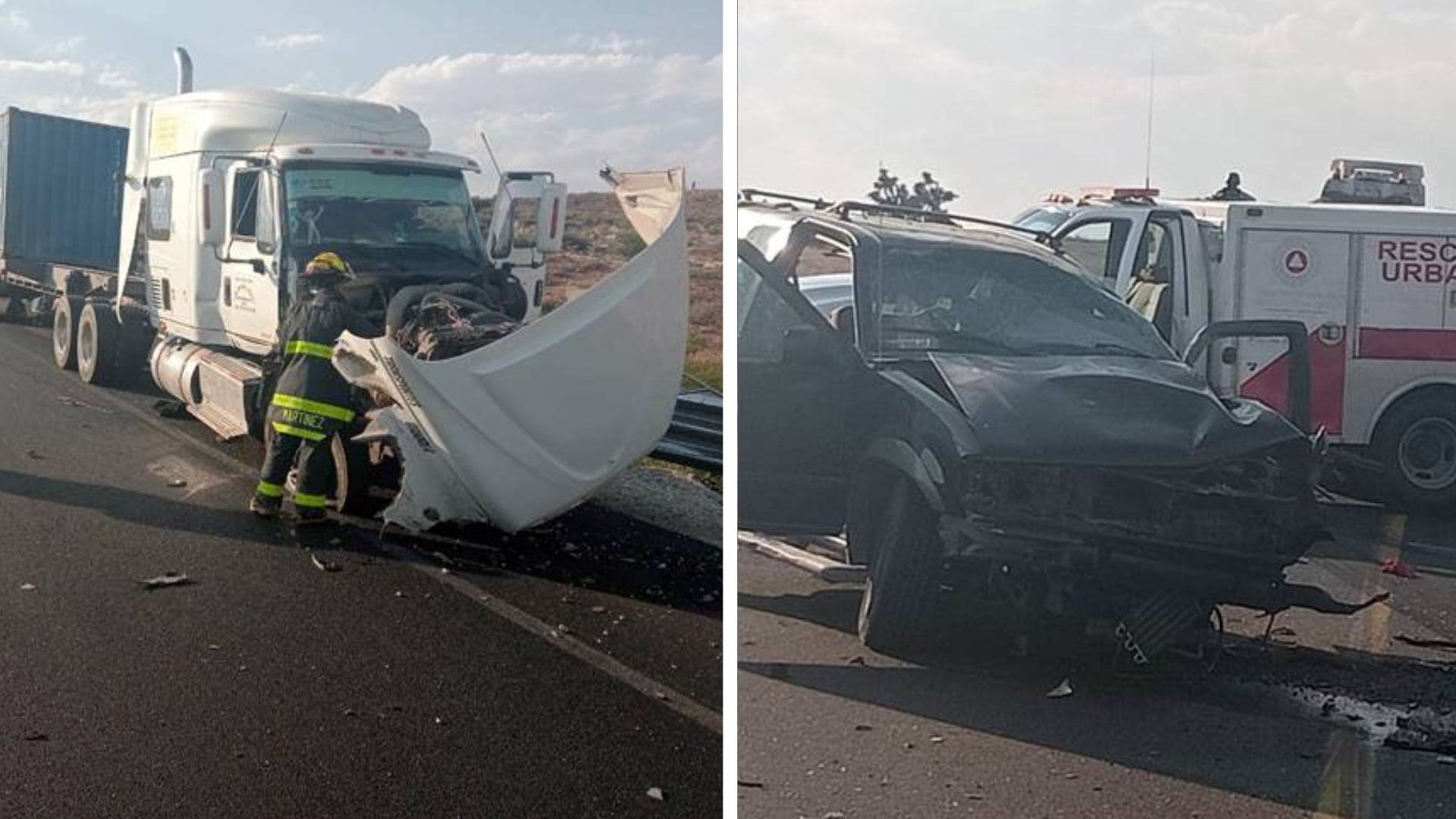 Dos muertos deja accidente en autopista a Aguascalientes