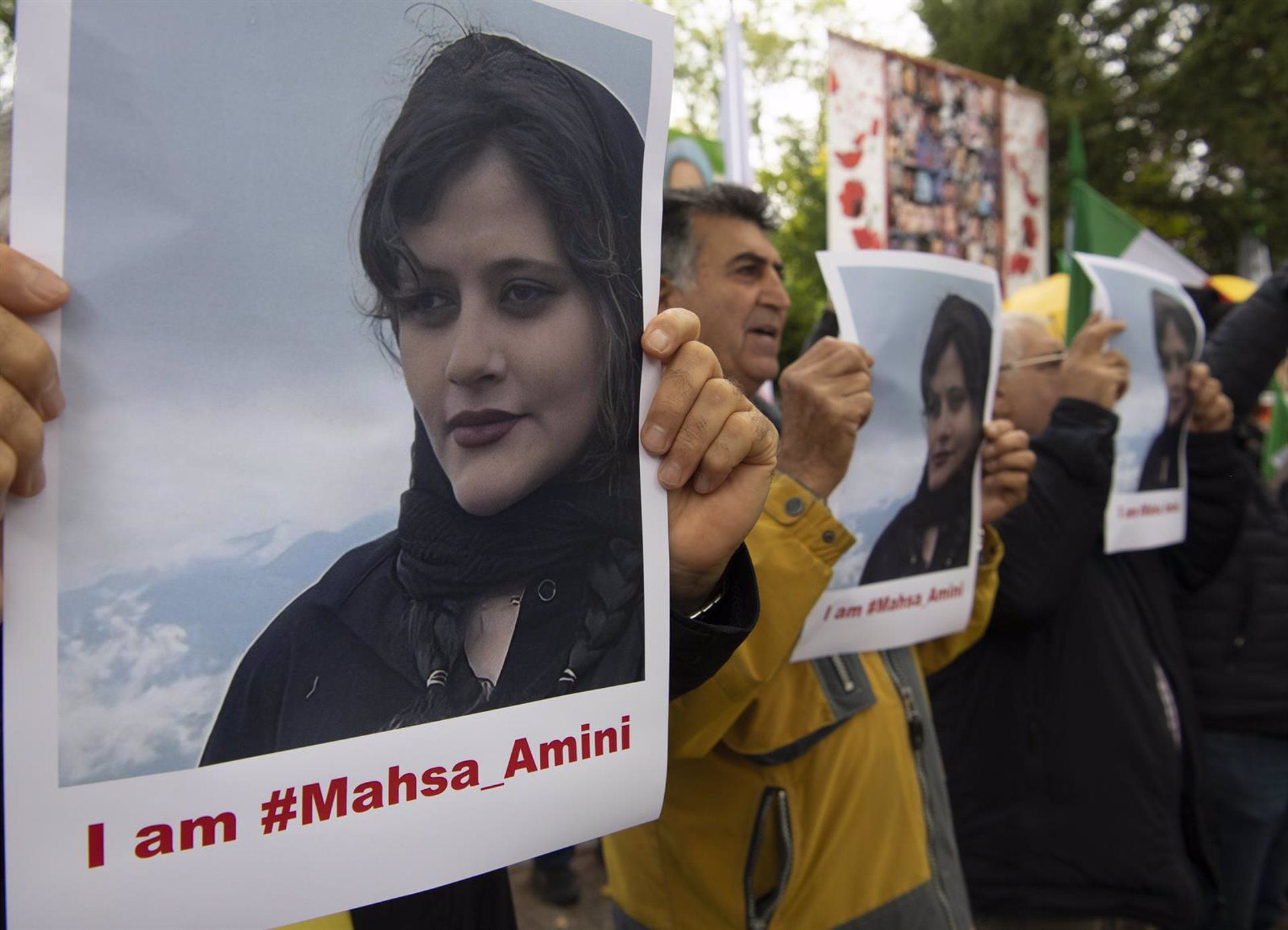 Una protesta organizada por el Consejo Nacional de Resistencia de Irán frente a la Embajada iraní en Berlín tras la muerte bajo custodia de Mahsa Amini
POLITICA INTERNACIONAL
Paul Zinken/dpa
