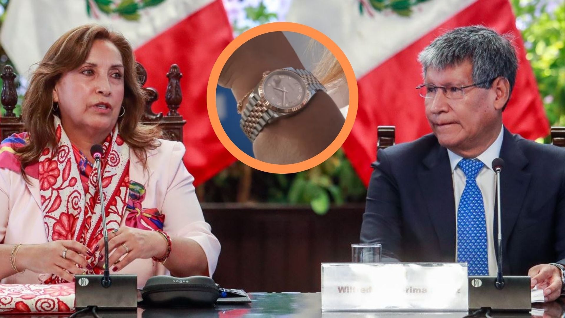 Dina Boluarte y Wilfredo Oscorima: los regalos que podría haber recibido la presidenta. Composición Infobae