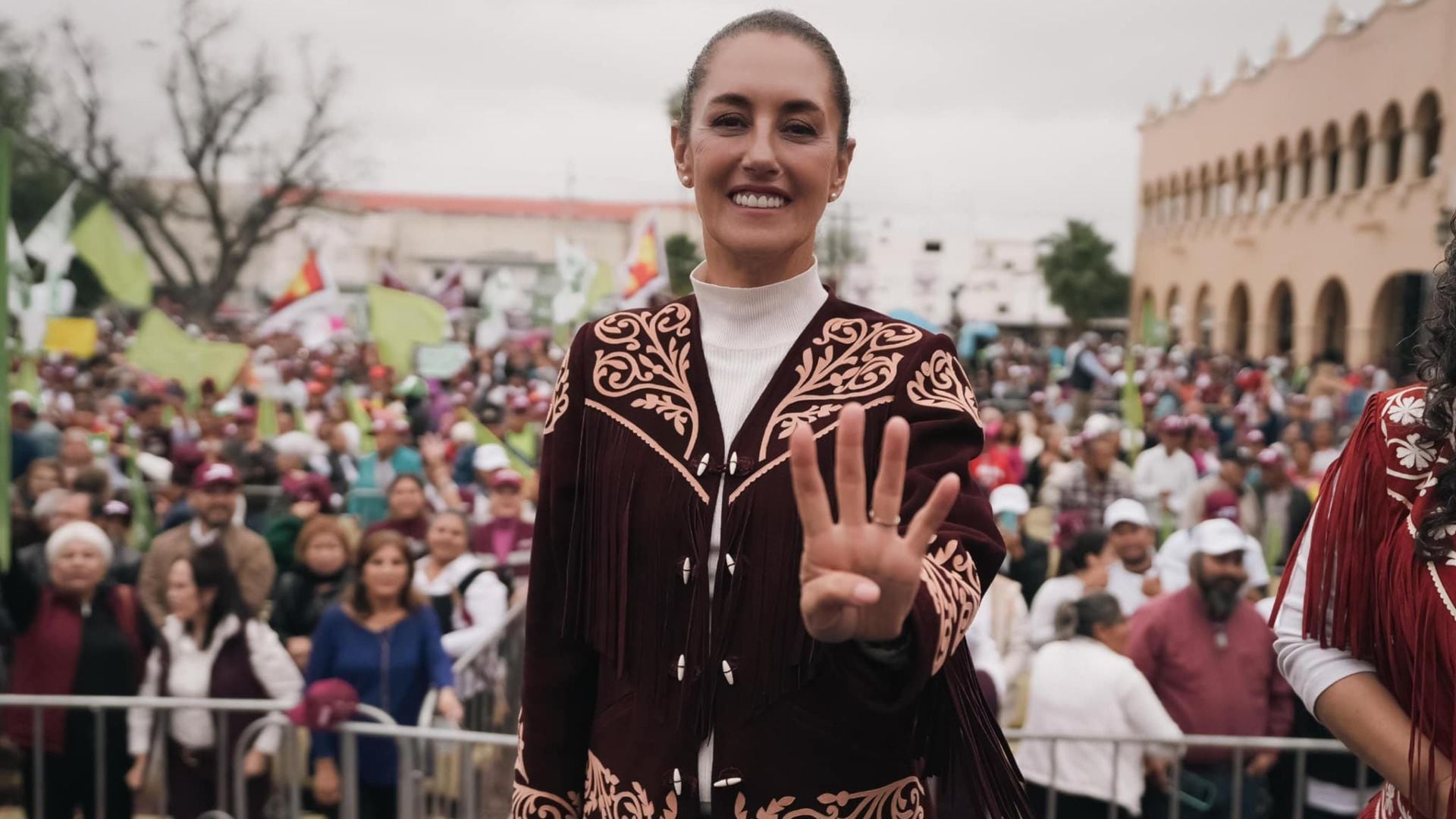 Claudia Sheinbaum Pardo, candidata presidencial de Morena, Partido del Trabajo y Partido Verde Ecologista de México