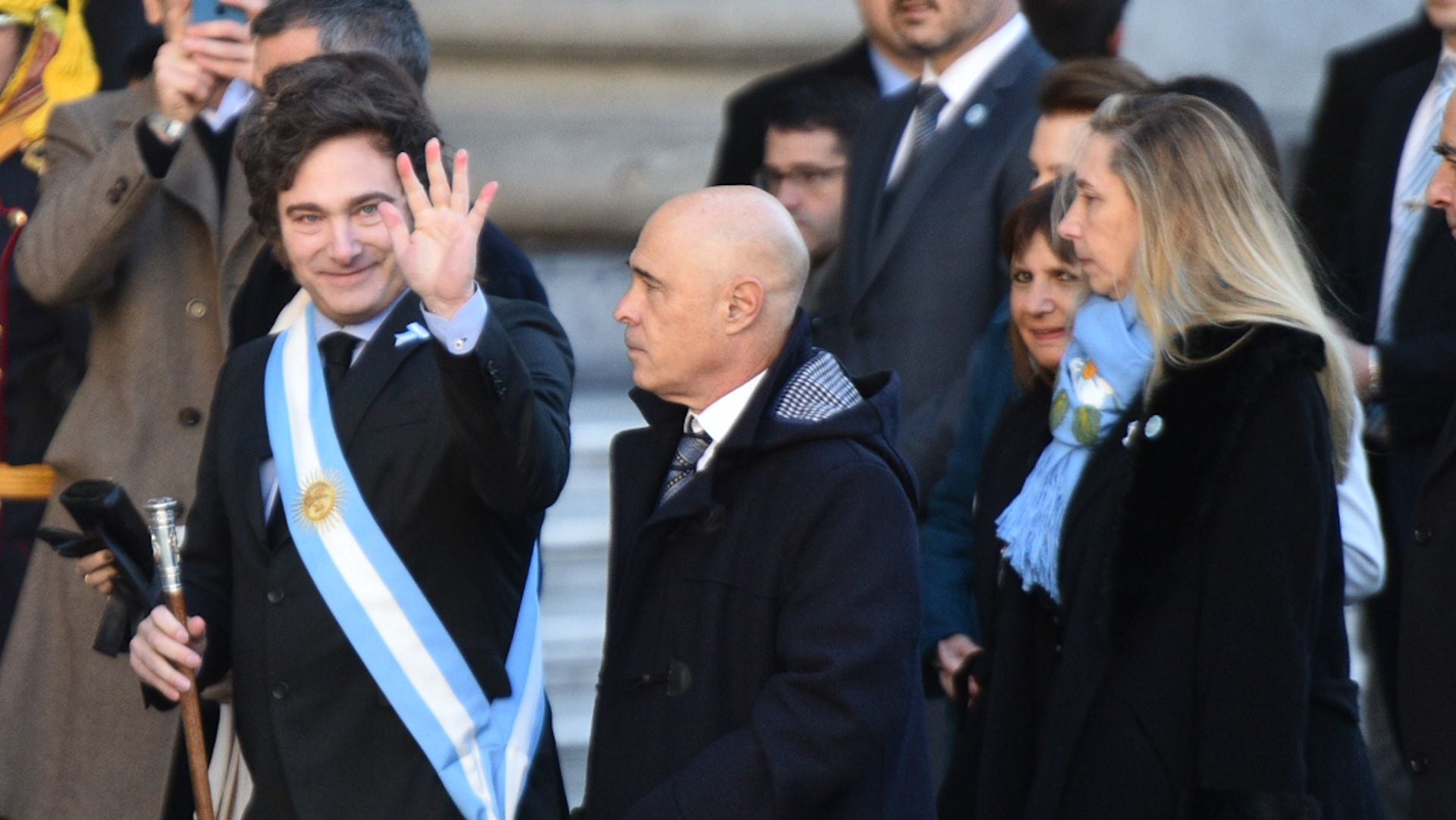 Javier Milei llega a la Casa Rosada - Tedeum 25 de mayo portada