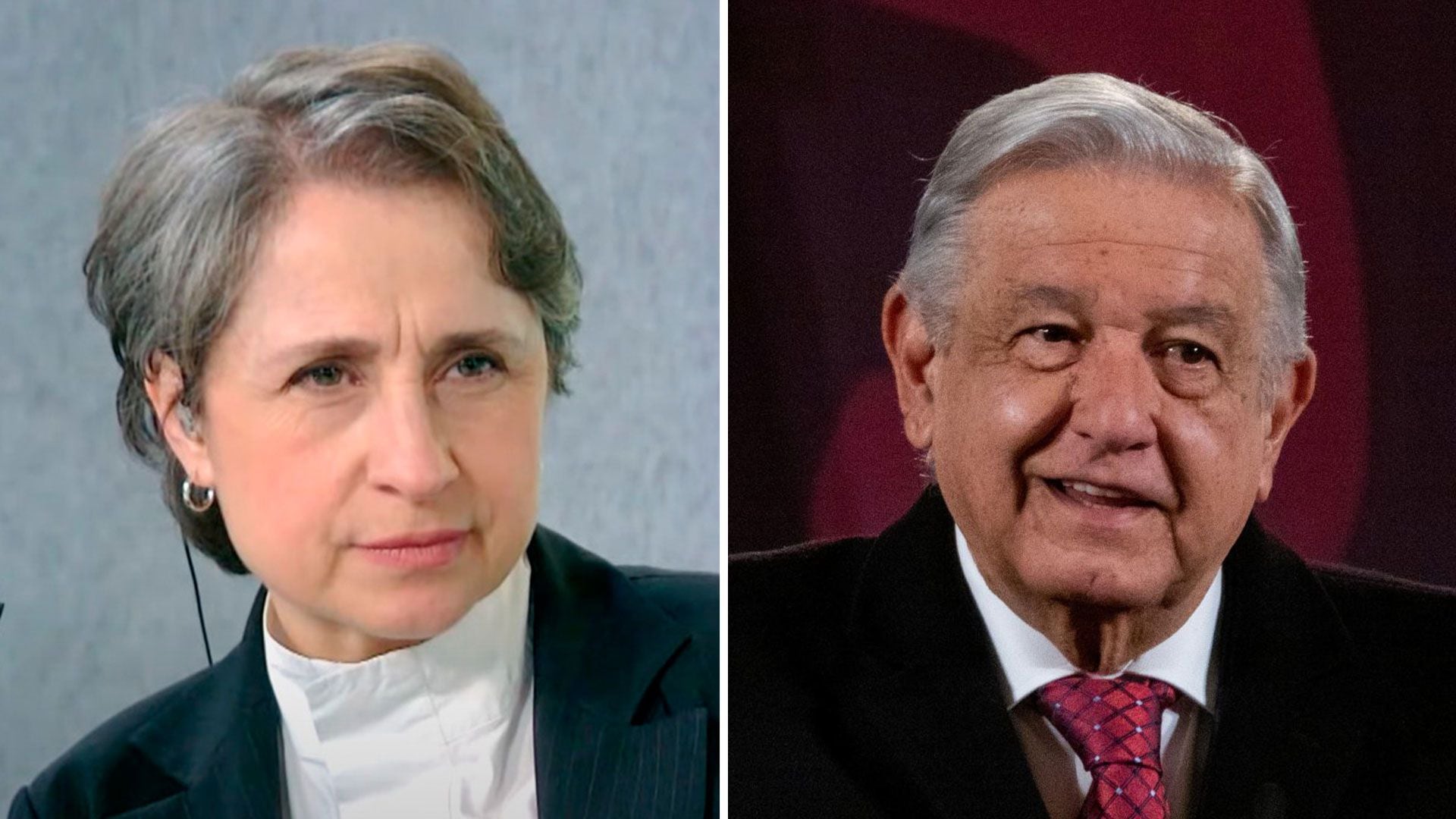 Carmen Aristegui y AMLO. (Foto: Especial)