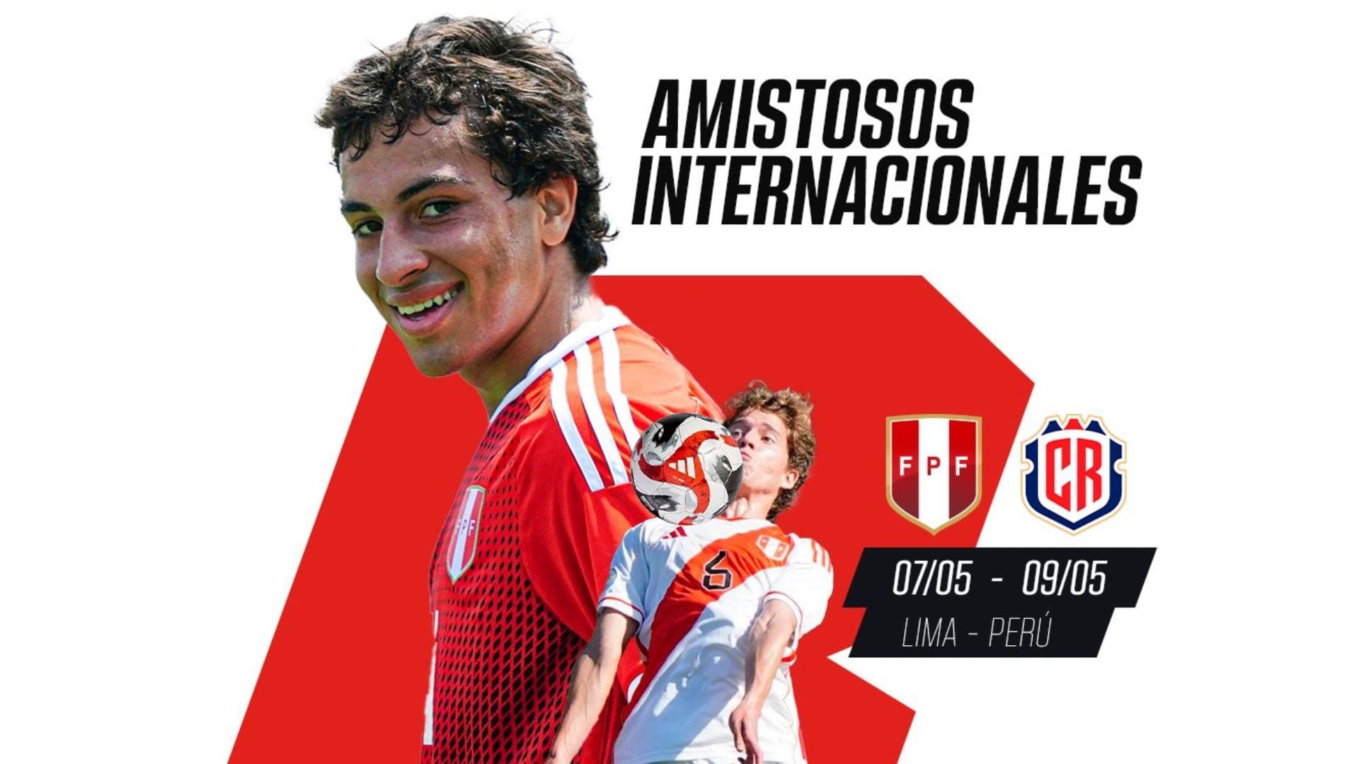 Canal gratuito para ver amistoso Perú vs Costa Rica  como preparación al Sudamericano Sub 20 2025.