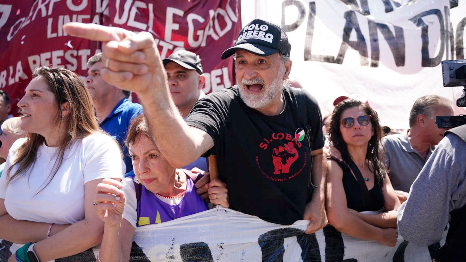 marchas en el centro - CGT en tribunales 27122023 portada eduardo belliboni raul castells