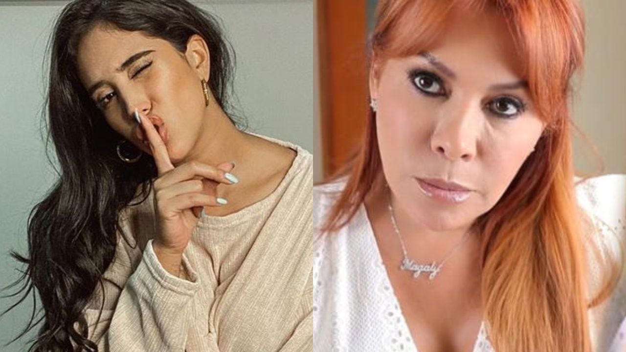 Melissa Paredes encara a Magaly Medina por criticar su boda.