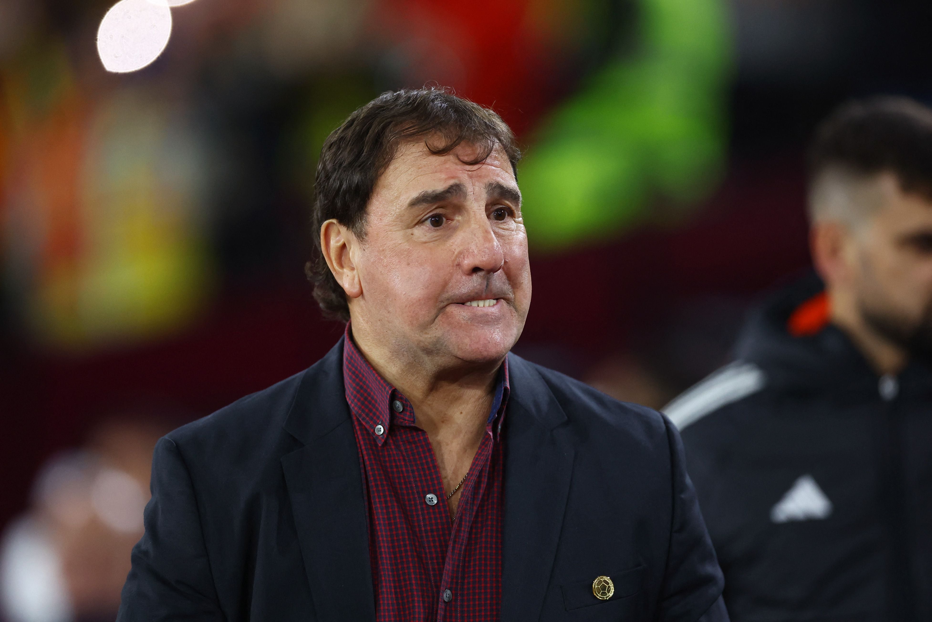 Soccer Football - International Friendly - Spain v Colombia - London Stadium, London, Britain - March 22, 2024  Colombia coach Nestor Lorenzo before the match REUTERS/Hannah Mckay