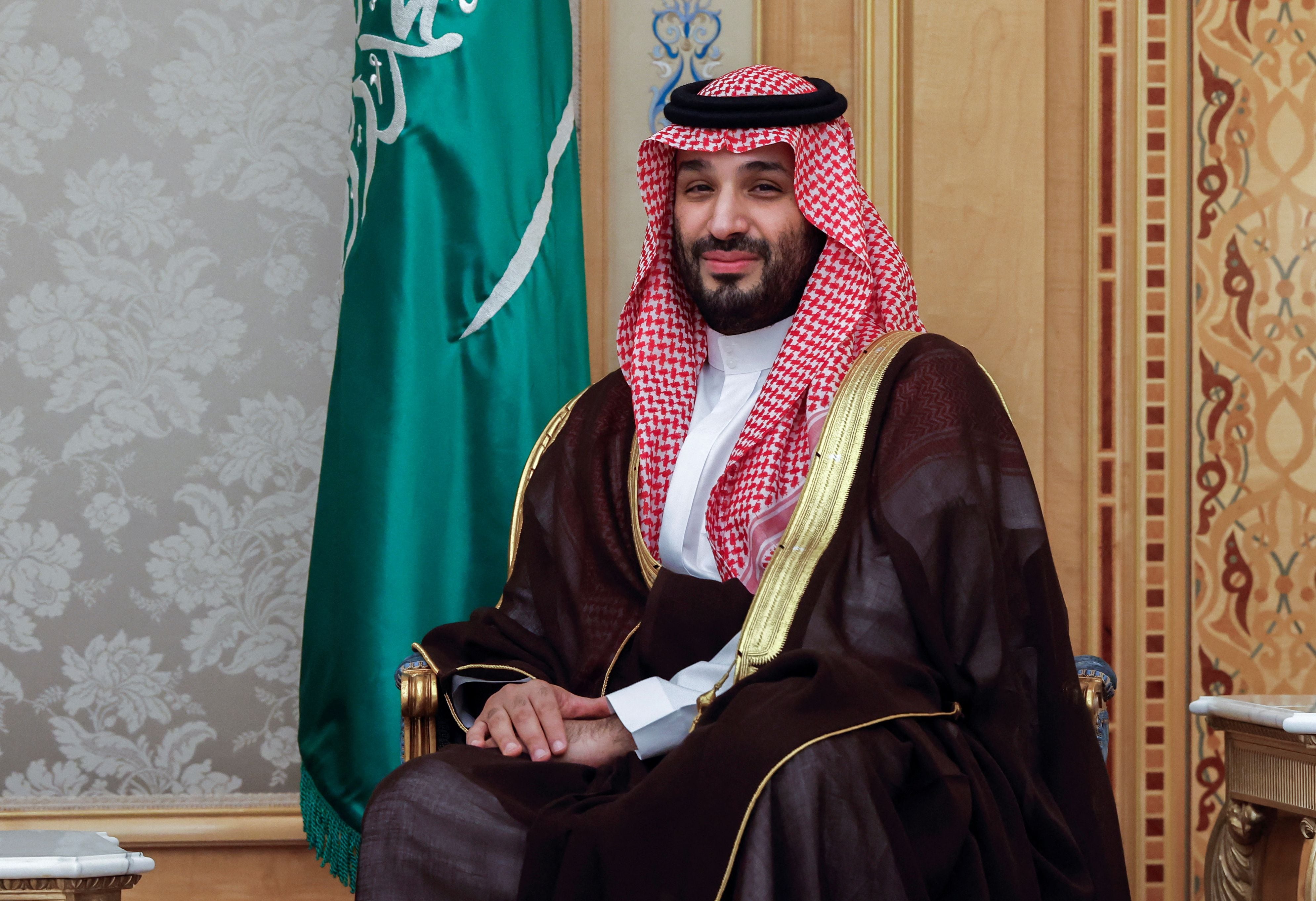 El Príncipe Heredero y primer Ministro Saudita, Mohammed bin Salman, se reúne con el Secretario de Estado de los Estados Unidos, Antony Blinken, en el Palacio al Yamamah en Riad, Arabia Saudita, el 29 de abril de 2024. REUTERS/Evelyn Hockstein/Pool