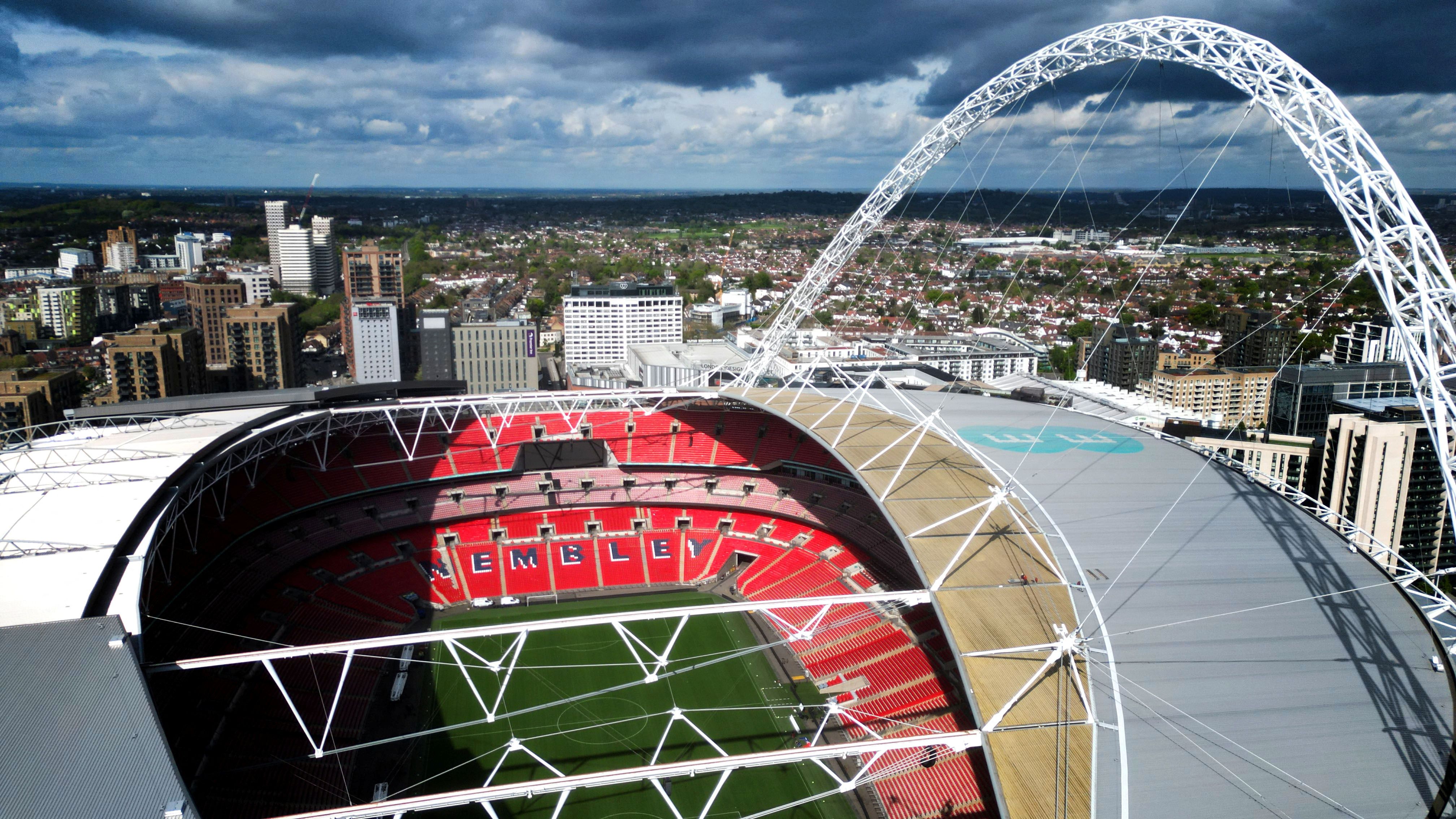 El mítico estadio de Wembley albergará la final de la Champions League 23/24 - crédito REUTERS