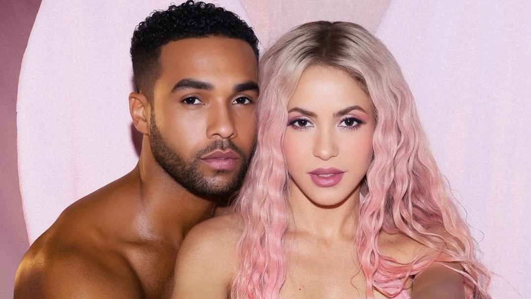 Shakira y Lucien Laviscount