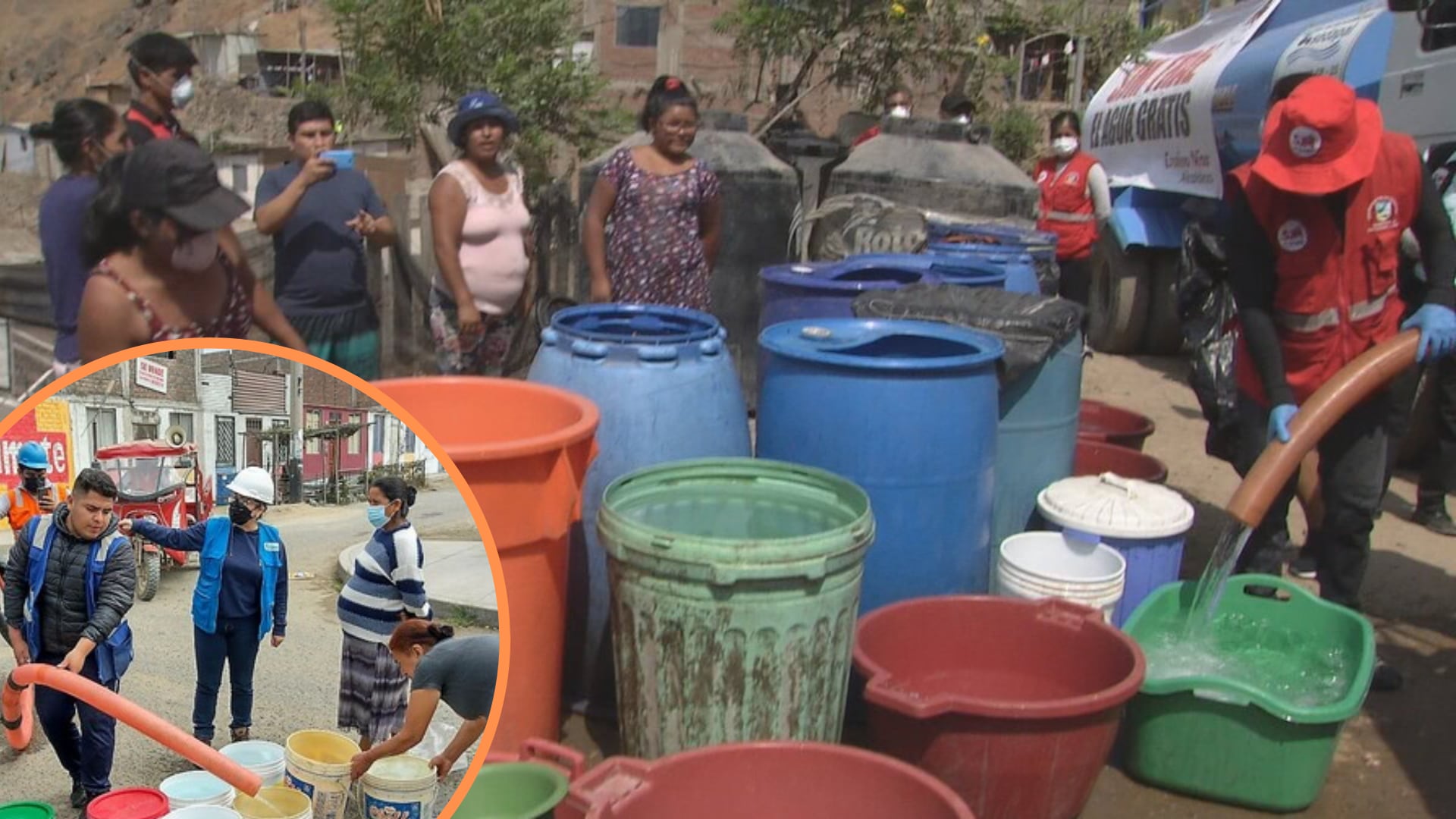 Recorte masivo de agua se debe a la instalación de una tubería para mejorar el servicio.