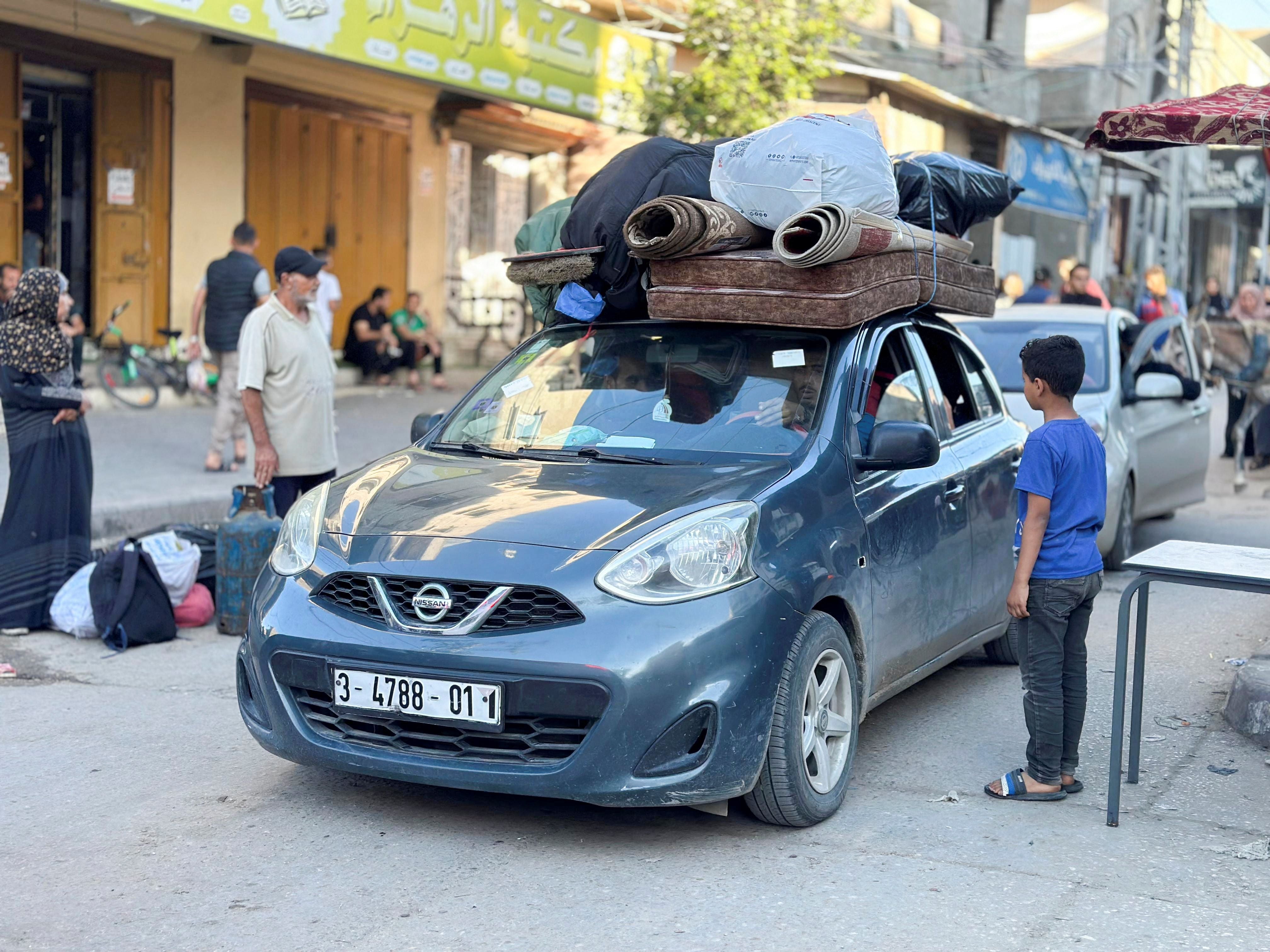 Este lunes Israel anunció la evacuación de civiles en la zona (REUTERS/Doaa al Baz)