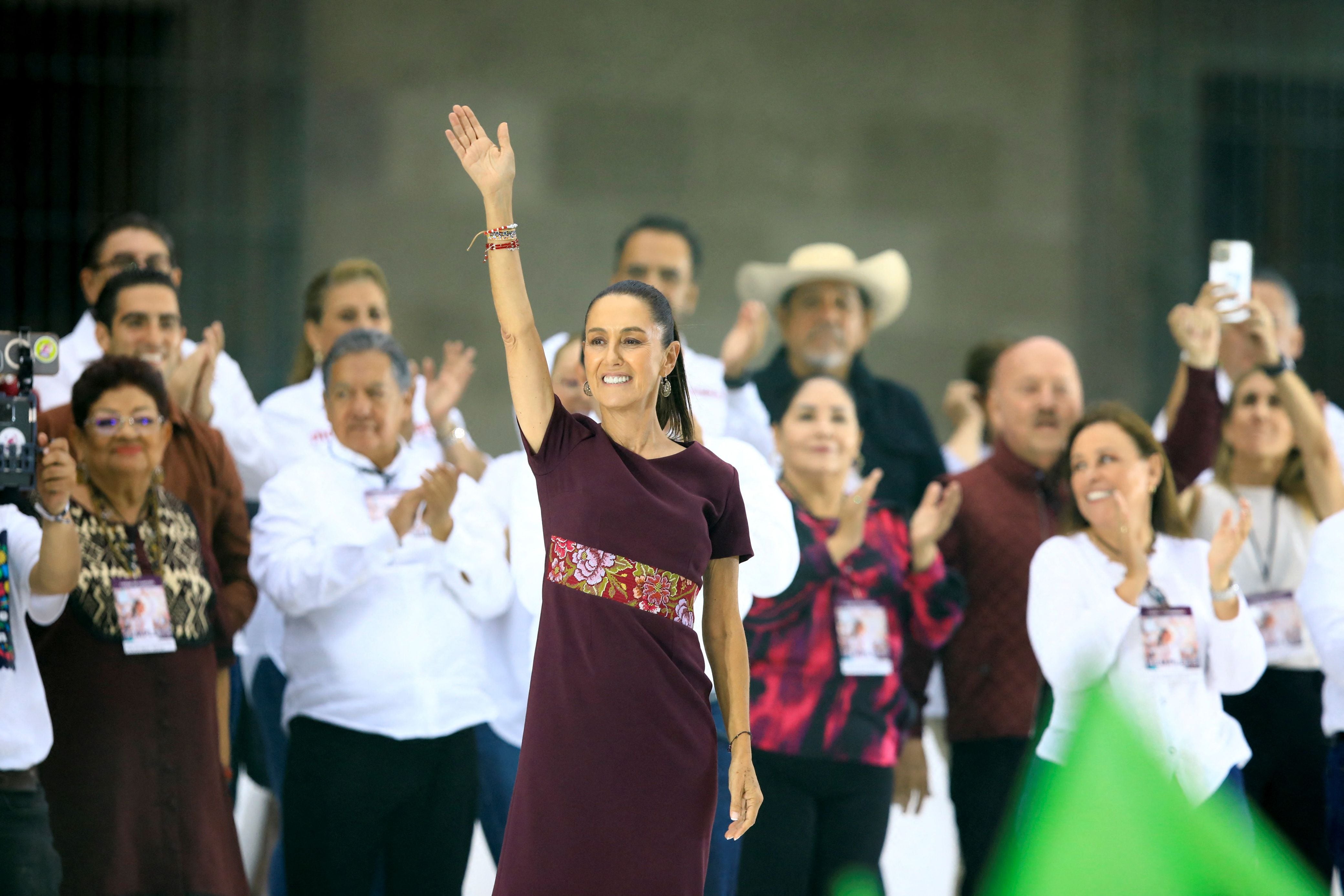 Así fue el discurso de Claudia Sheinbaum (REUTERS/Raquel Cunha)