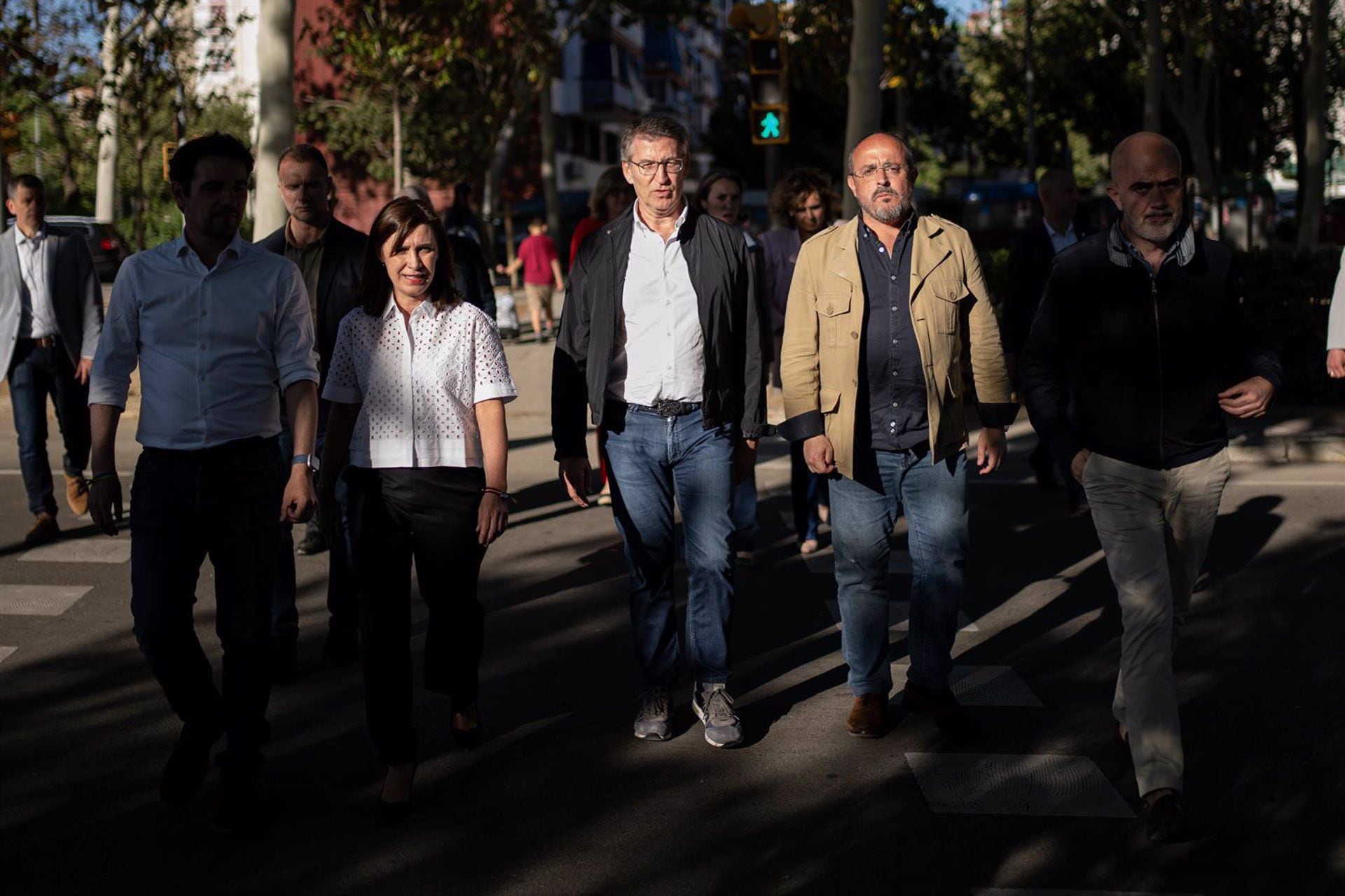 10/05/2024 Feijóo y Fernández llegando al mitin
POLITICA 
LORENA SOPENA - EUROPA PRESS
