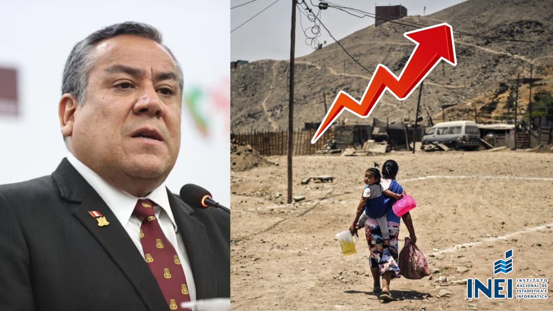 Premier Gustavo Adrianzén pide tomar cifras de pobreza monetaria "sin alarmismo"