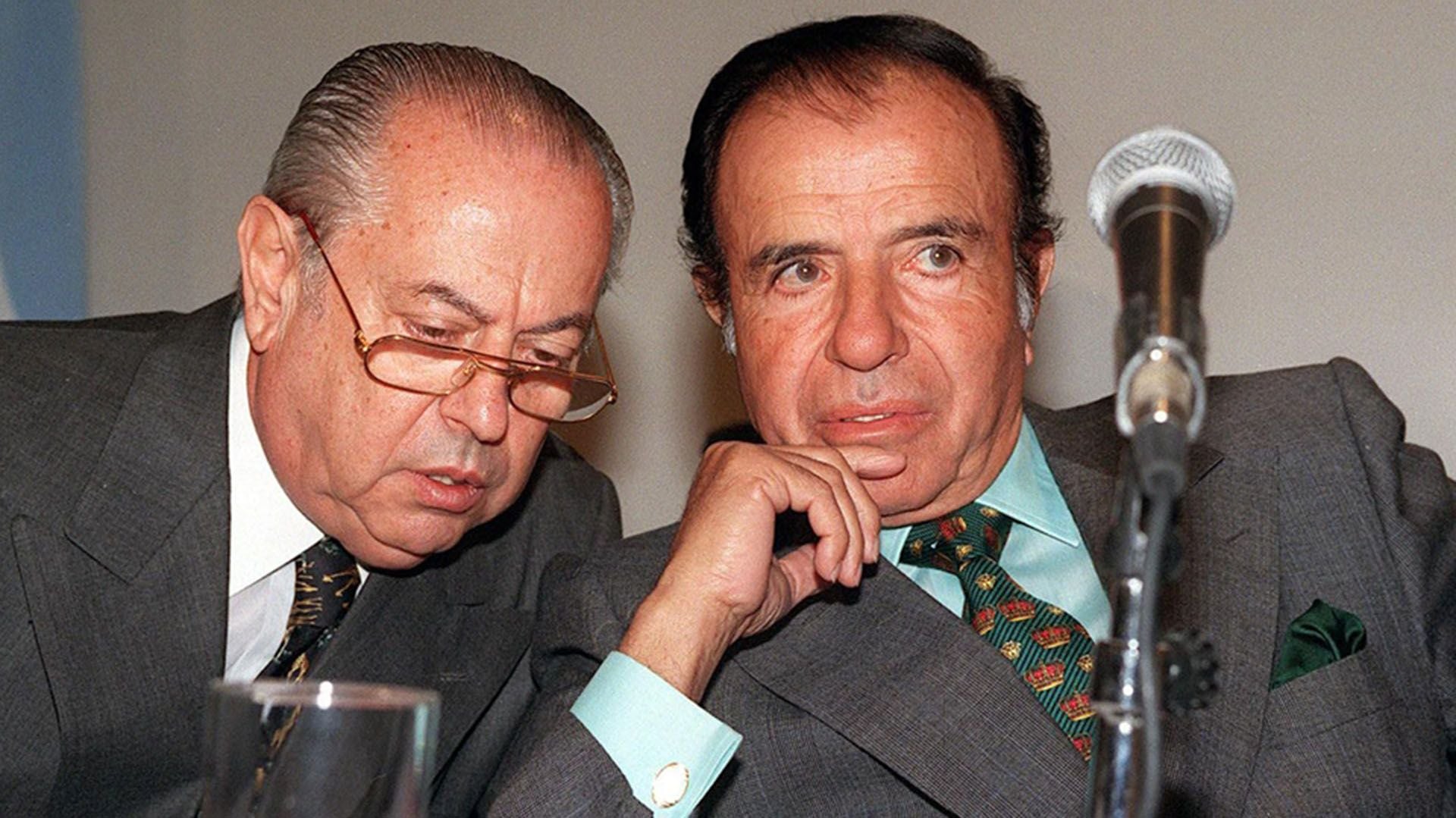 Carlos Corach Carlos Menem