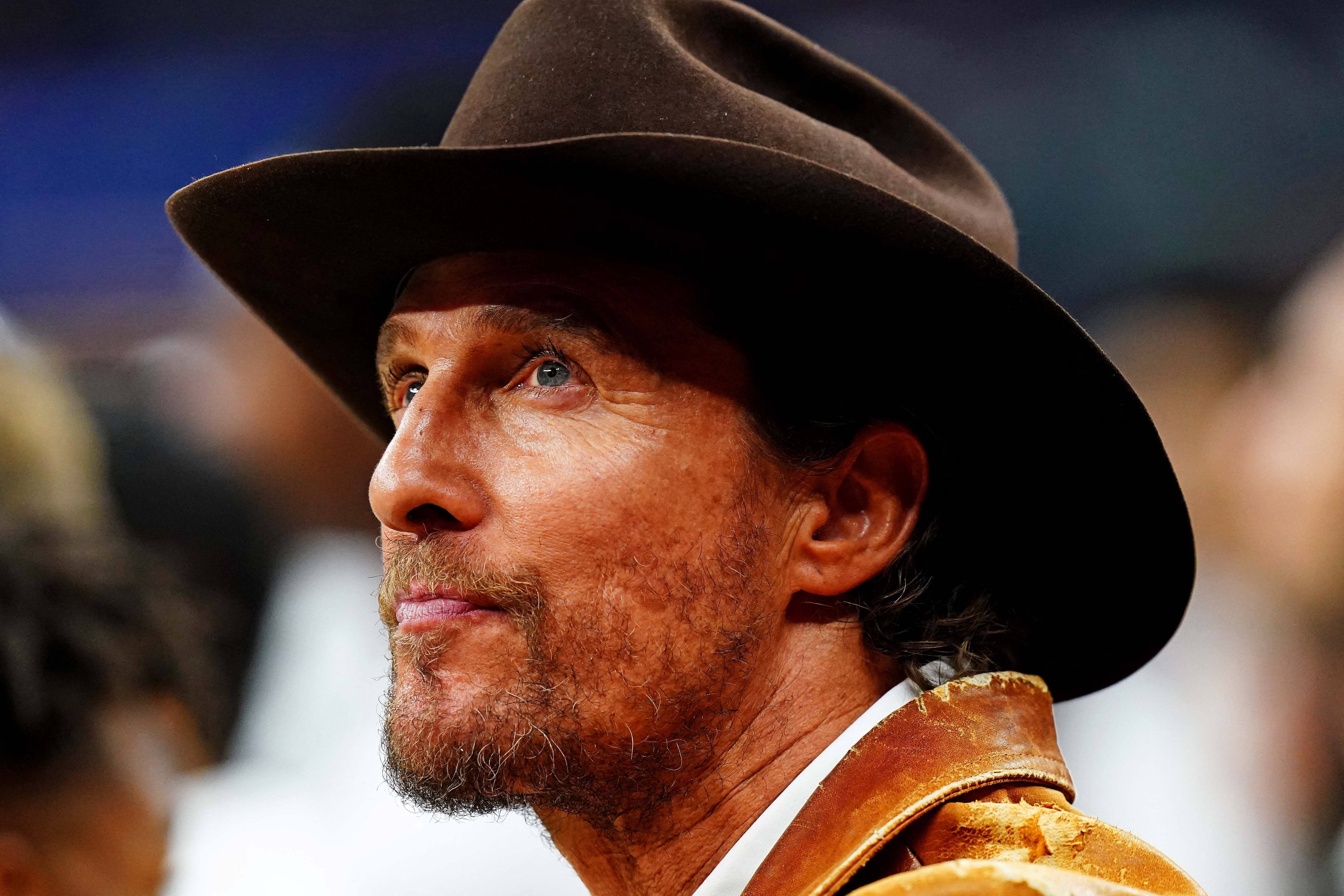 Matthew McConaughey, amigo de Powell y también de Texas, le aconsejó que regresar a Austin le permitiría reconectar con la realidad. (Créditos: John David Mercer-USA TODAY Sports)