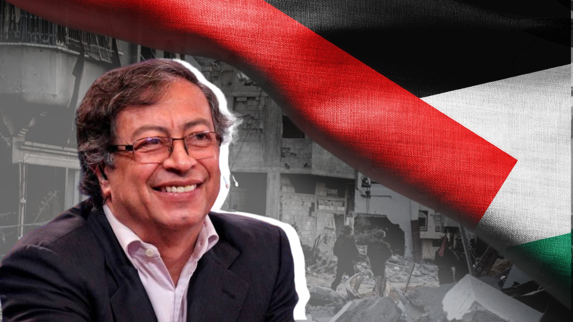 Gustavo Petro promovió el Día de Solidaridad con Palestina, a pesar de que el mandatario a la fecha mantiene silencio sobre ataque de Hamas a Israel - crédito Colprensa - Infobae