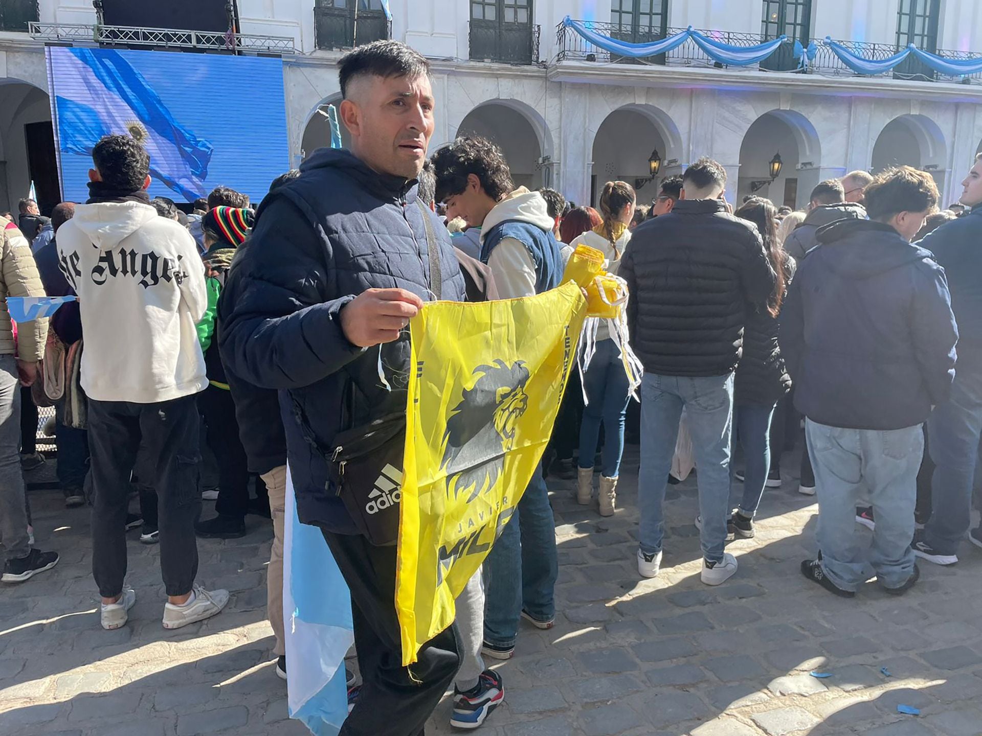 Simpatizantes de Javier Milei en Córdoba