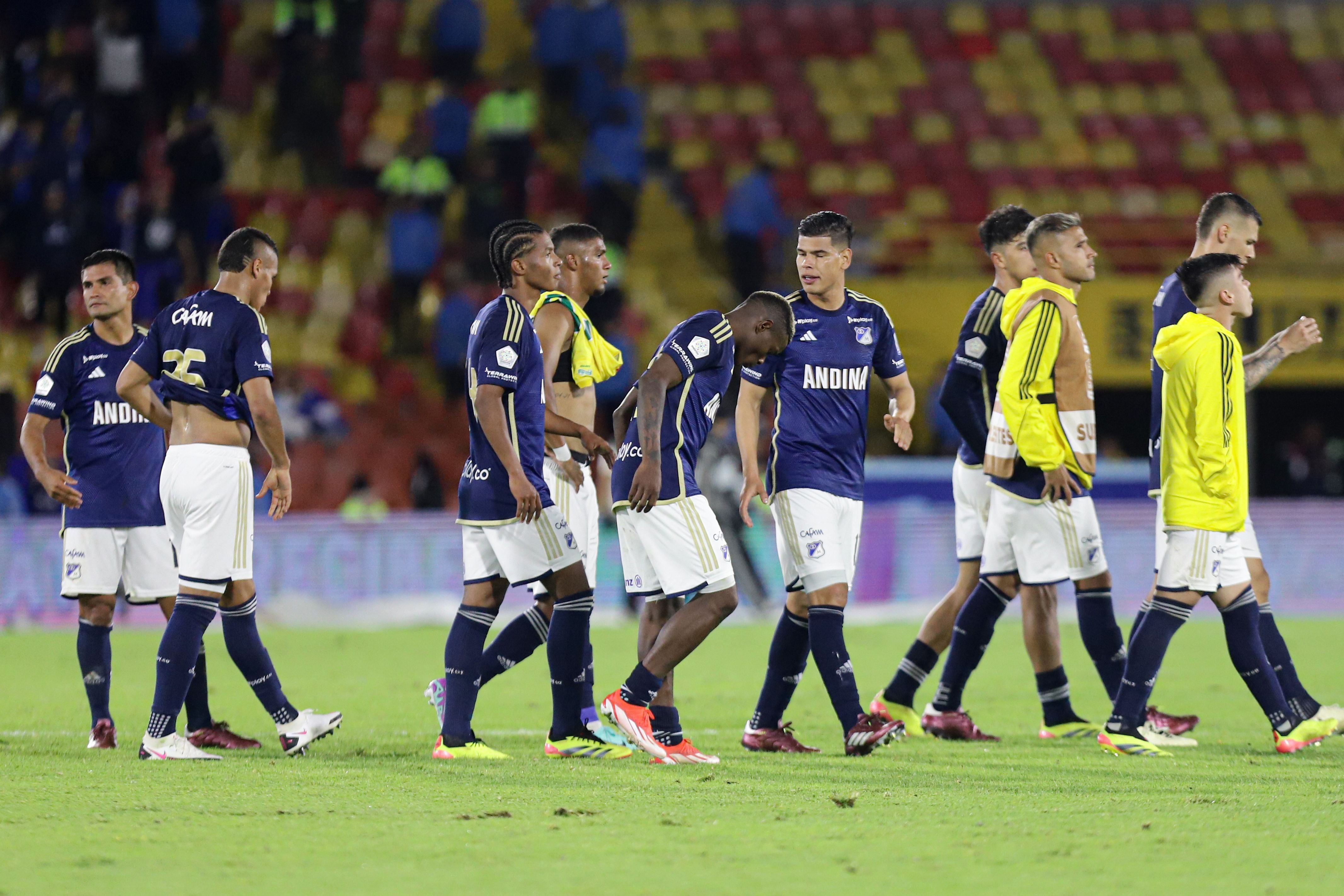 Bogotá. Mayo 18 de 2024. Millonarios enfrenta a Atlético Bucaramanga, por encuentro válido de Cuadrangulares Liga BetPlay I 2024 de la fecha 3, en el estadio Nemecio Camacho El Campín. (Colprensa - Lina Gasca)