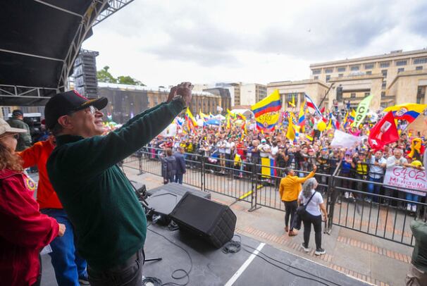 El jefe de Estado fue enfático en pedir apoyo a la población - crédito Presidencia de Colombia