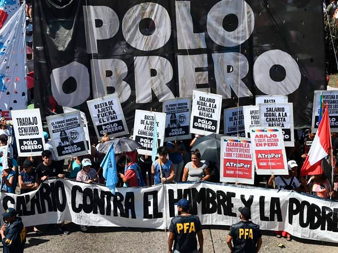 Marcha piquetera polo obrero